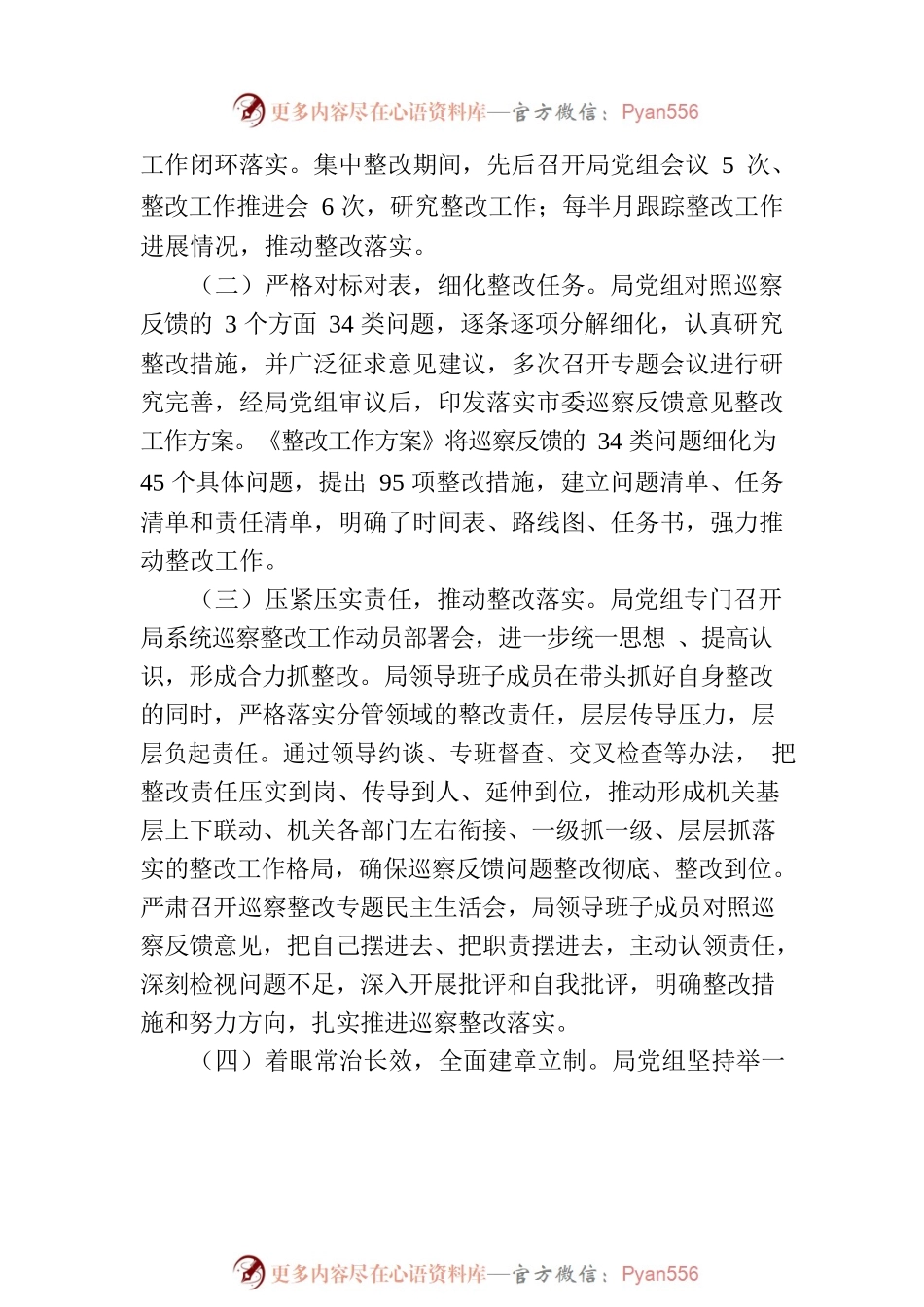 XX市文化广电旅游局党组关于巡察整改进展情况的通报（20230202）.docx_第2页