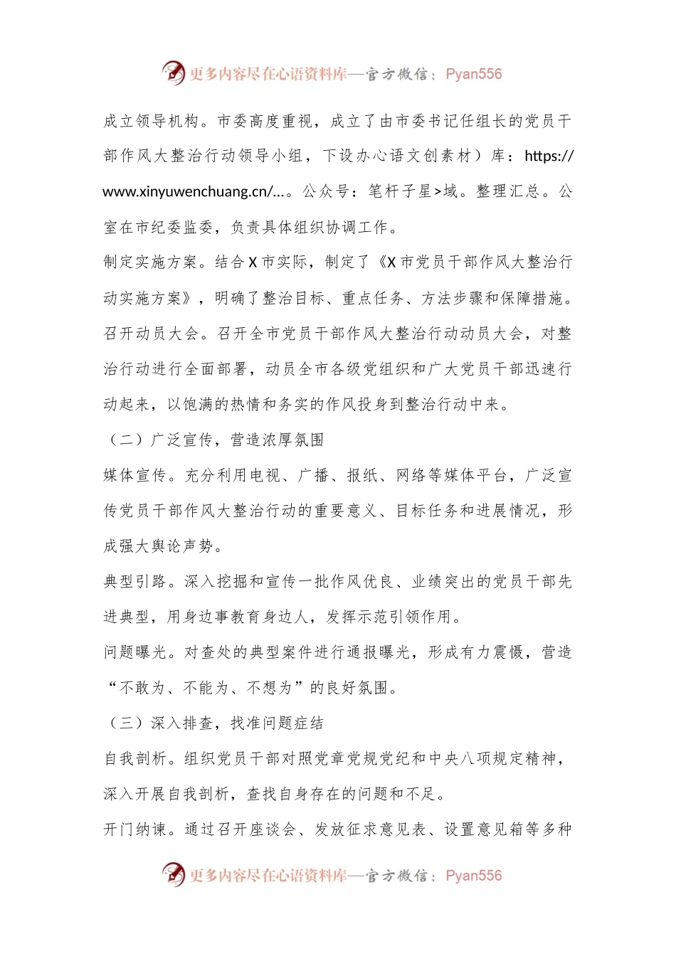 X市关于开展党员干部作风大整治行动成果材料汇报.docx_第2页