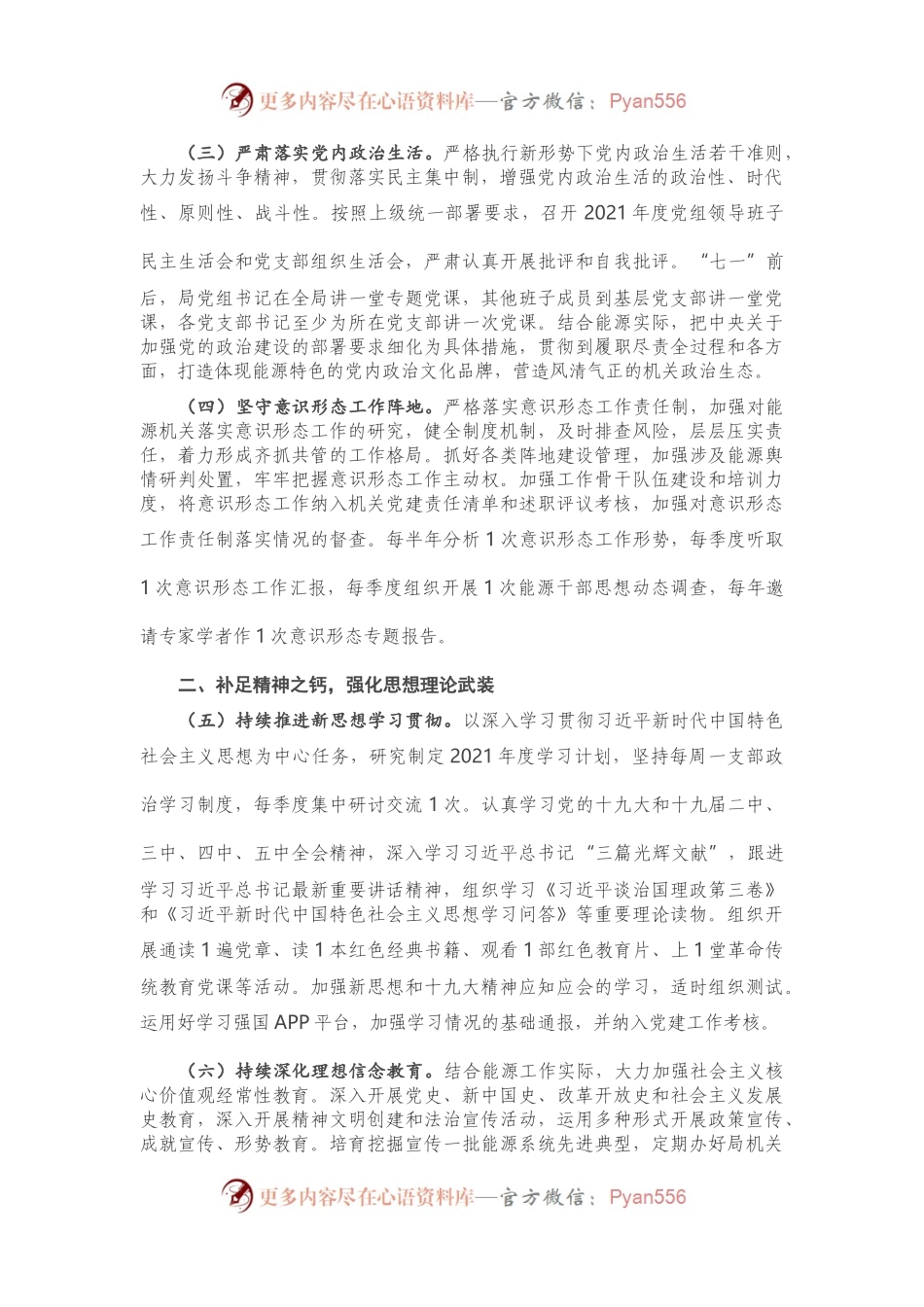 X市能源局2021年党建工作要点.docx_第2页