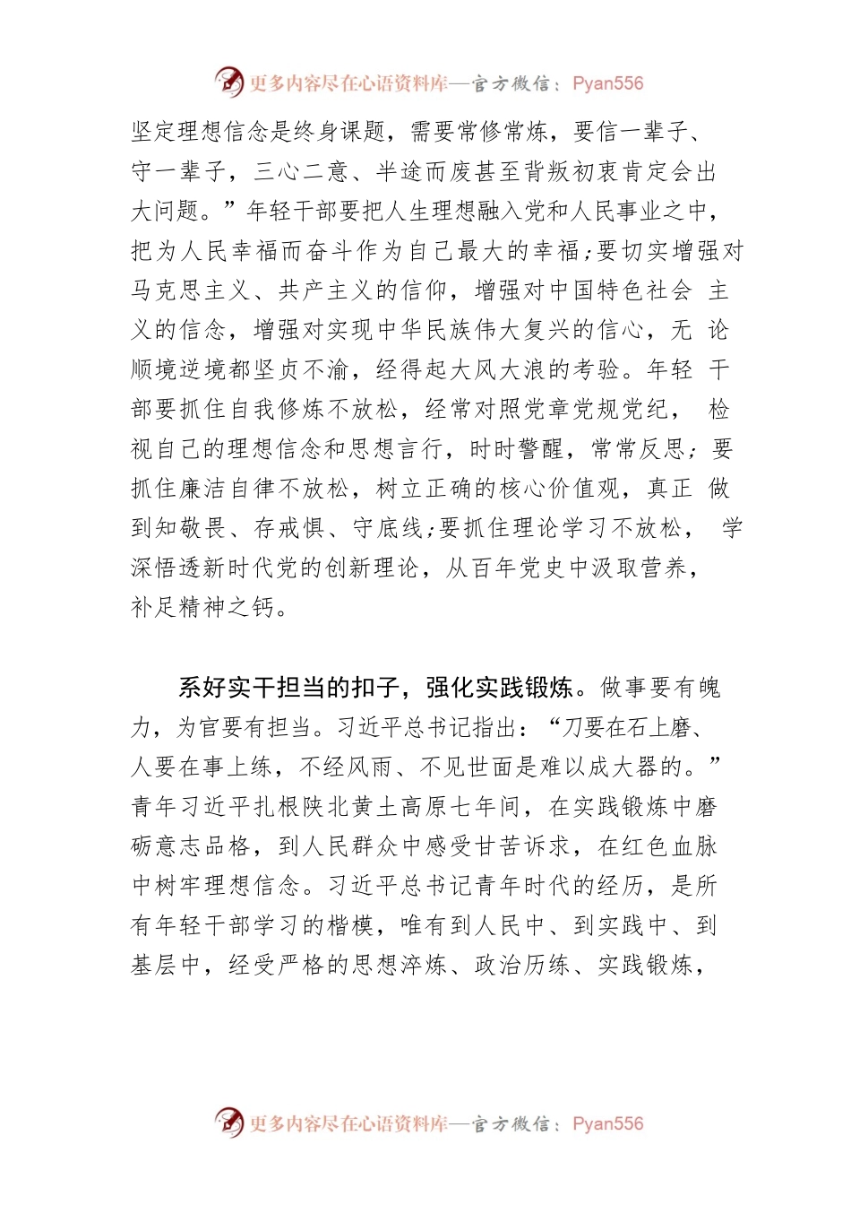 【中心组研讨发言】年轻干部要系好廉洁从政的“第一粒扣子”.docx_第2页