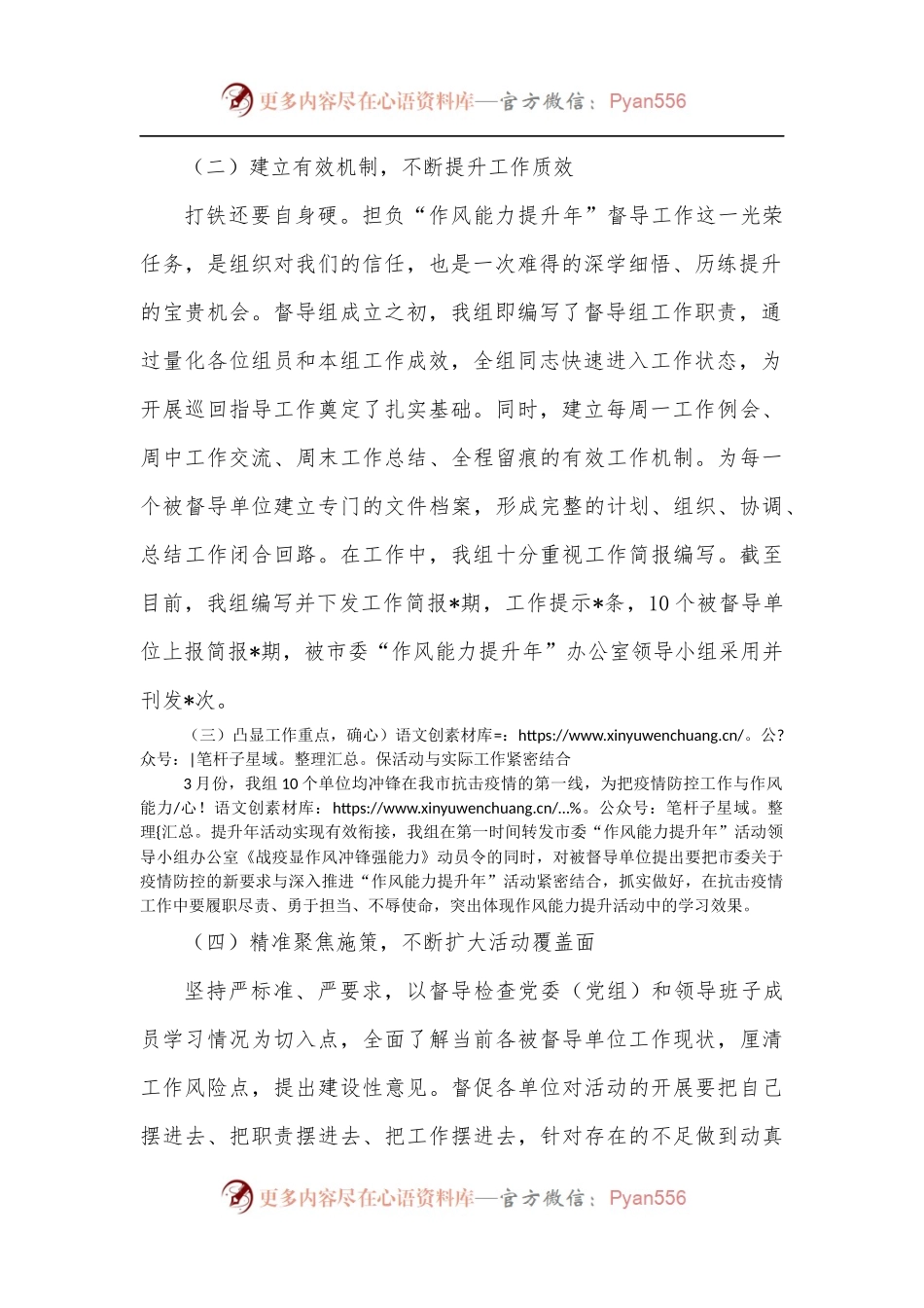 “作风能力提升年”巡回督导工作汇报发言.docx_第2页