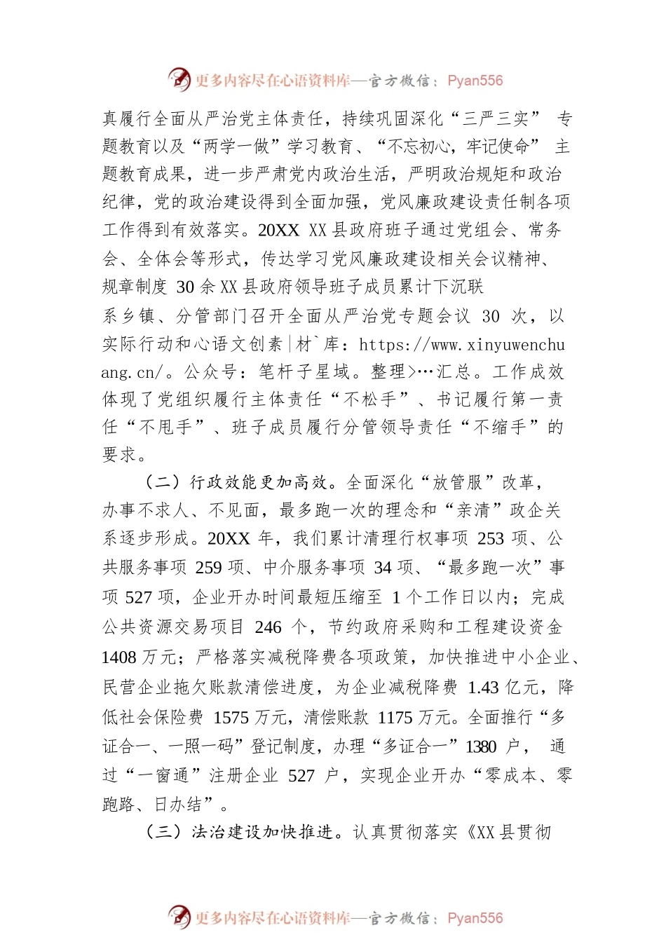 X县县长王蕾在X县十七届人民政府20XX年度廉政工作会议上的讲话.docx_第2页