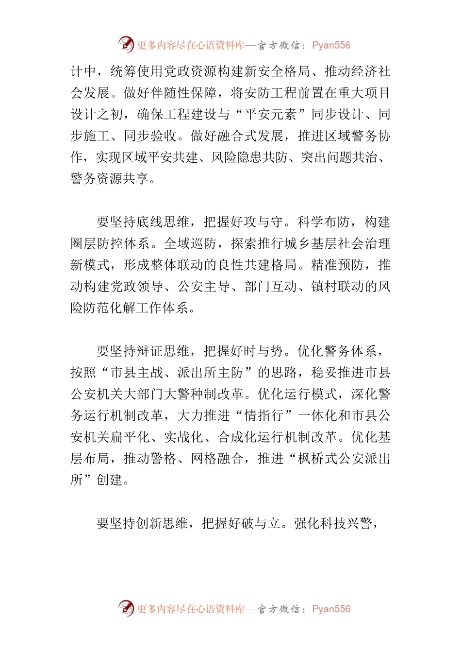 【副市长公安局长中心组研讨发言】构建新安全格局 为中国式现代化护航.docx_第2页