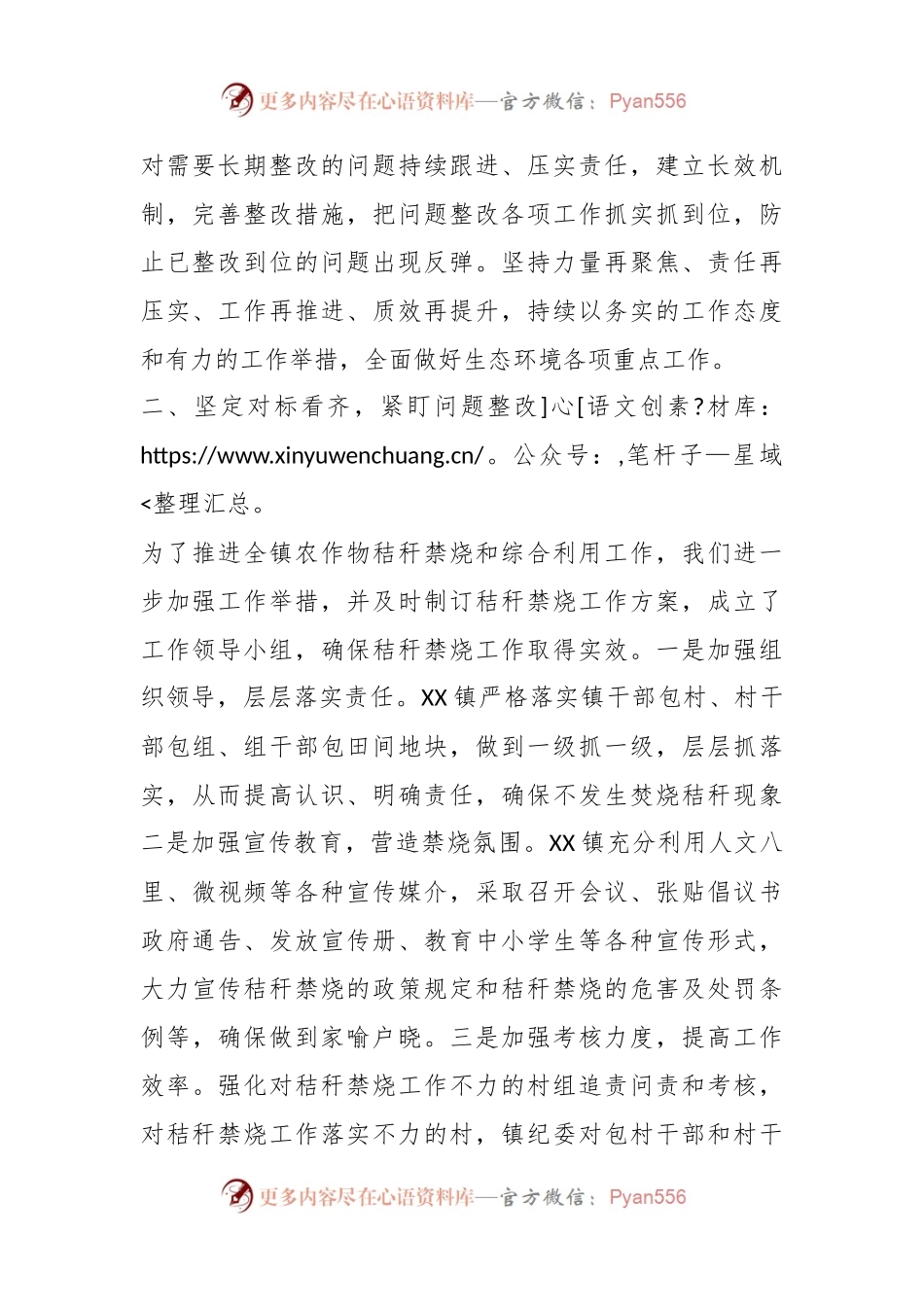XX镇生态环境保护工作落实情况.docx_第2页