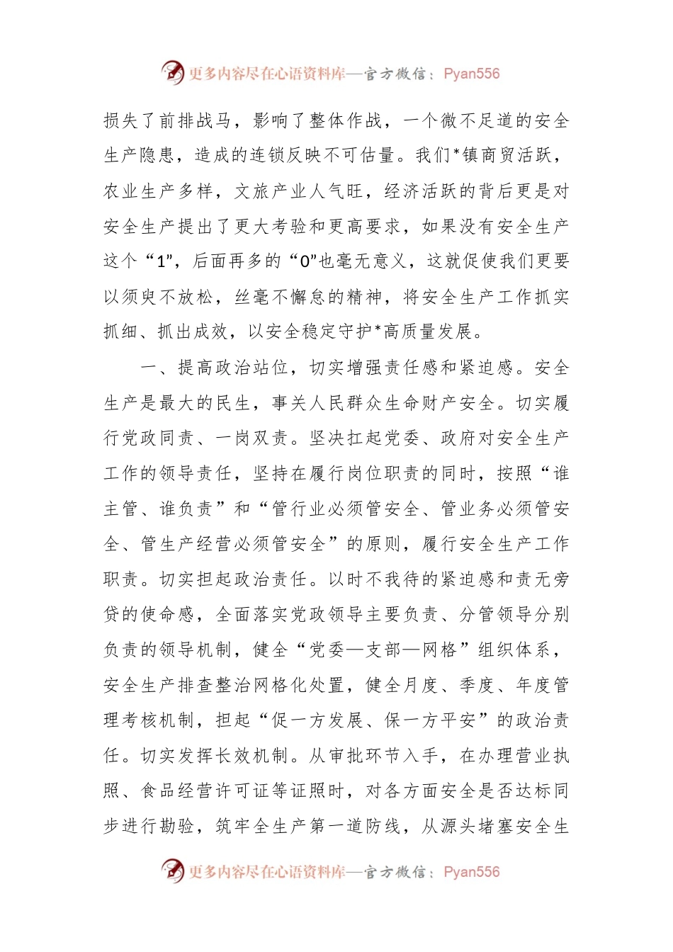 XX镇党委书记研讨发言：高水平安全生产保障高质量发展.docx_第2页