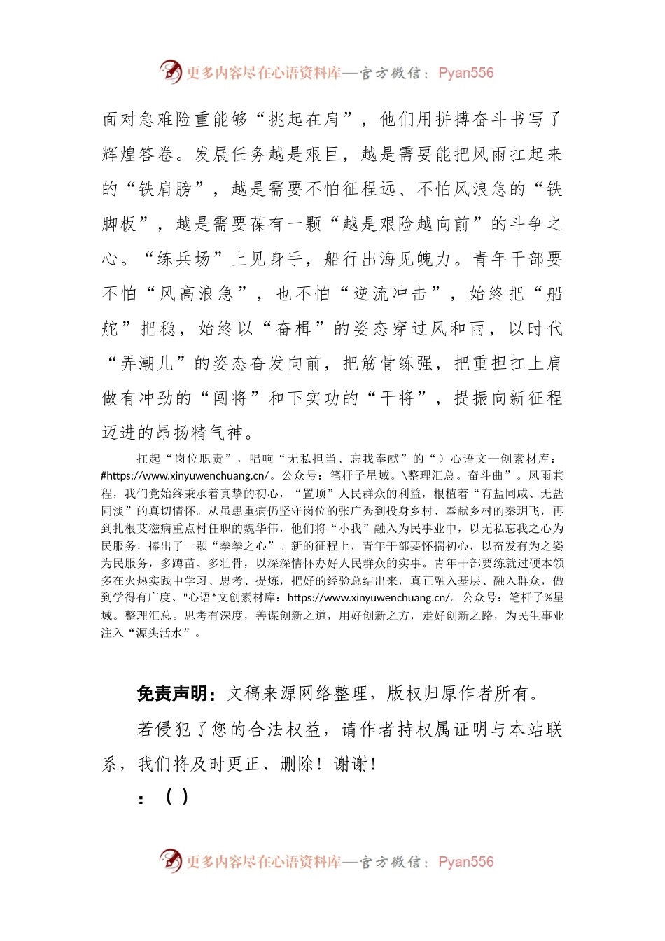《中南海同团中央新一届领导班子成员集体谈话》心得素材.docx_第2页