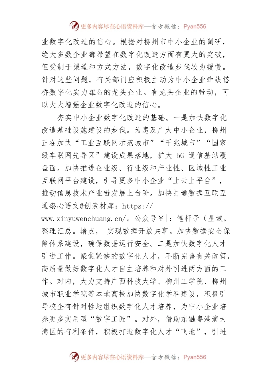 【中心组研讨发言】持续推进柳州中小企业数字化改造.docx_第2页