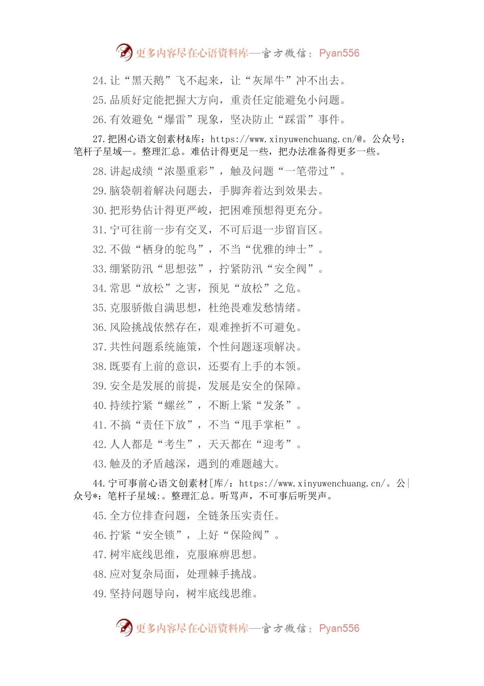 “生命线”“高压线”：问题风险类过渡句50例.docx_第2页