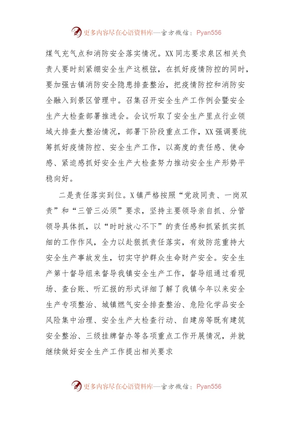 XX镇2023年上半年安全生产专项整治工作专报.docx_第2页