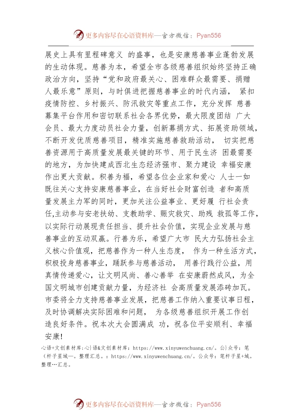 X市委书记武文罡在旬阳市首届慈善大会上的讲话（20220720）.docx_第2页