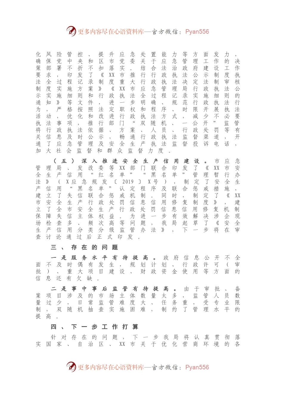 X市应急管理局2020年优化营商环境工作总结.docx_第2页