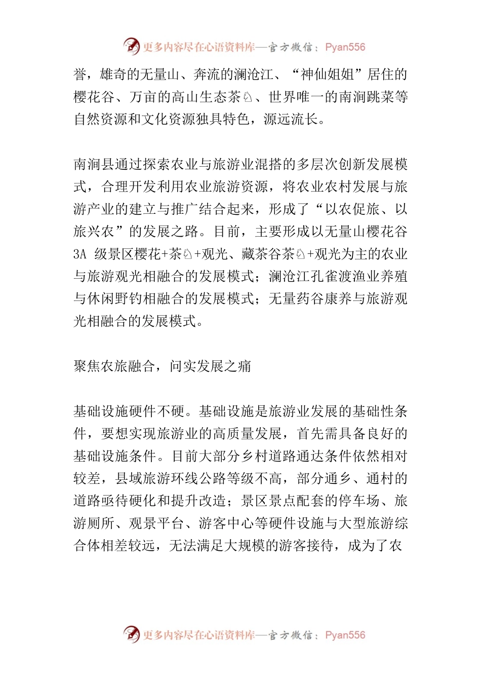 【中心组研讨发言】农旅深度融合，答好“大理之问”绿色发展答卷.docx_第2页
