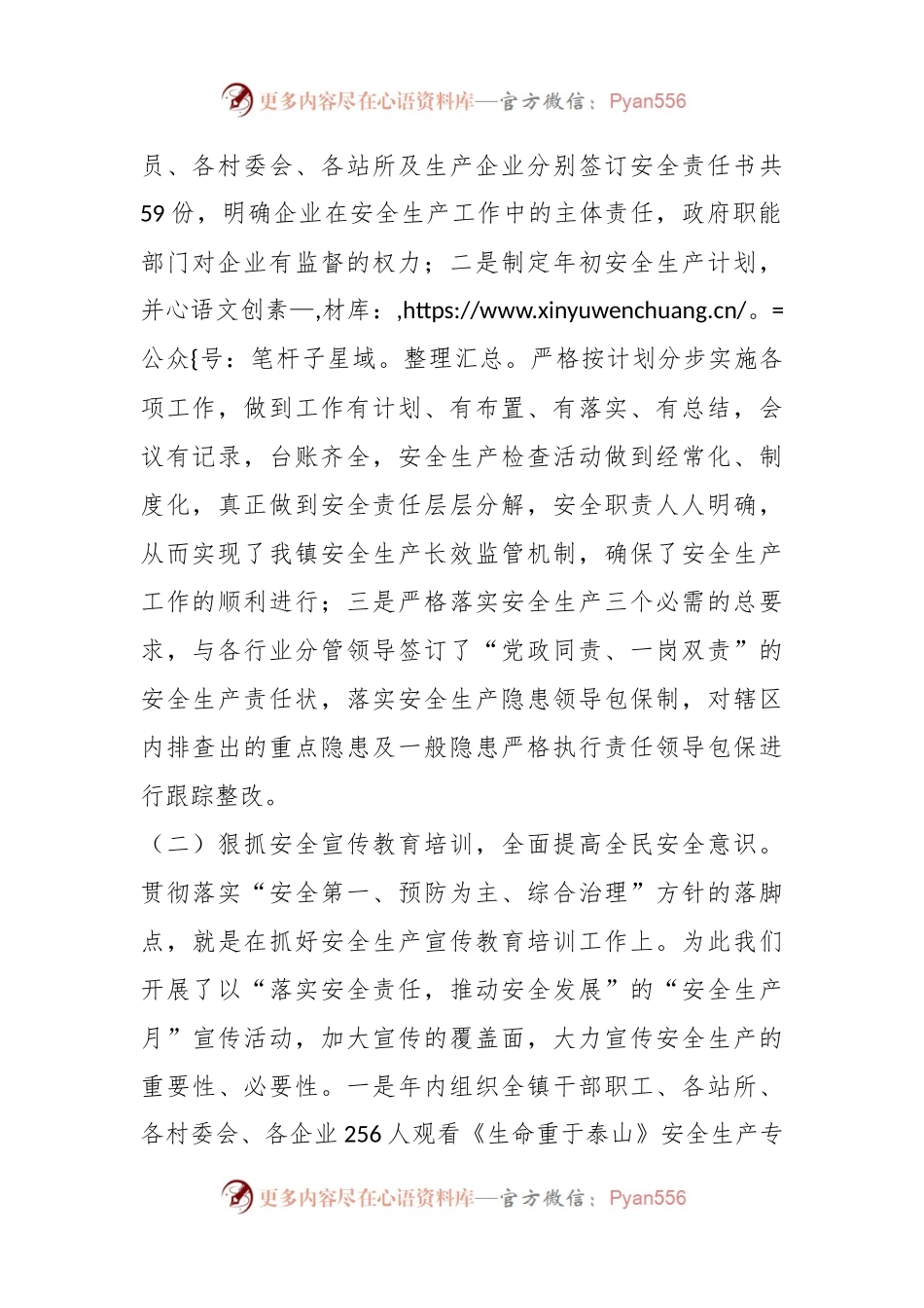 XX镇2023年安全生产工作总结及2024年重点工作计划.docx_第2页