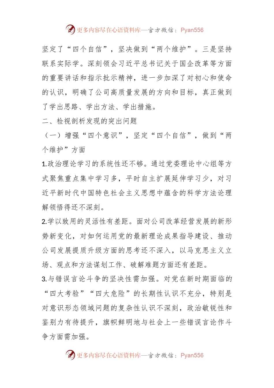 “不忘初心、牢记使命”专题民主生活会个人检视剖析材料.docx_第2页
