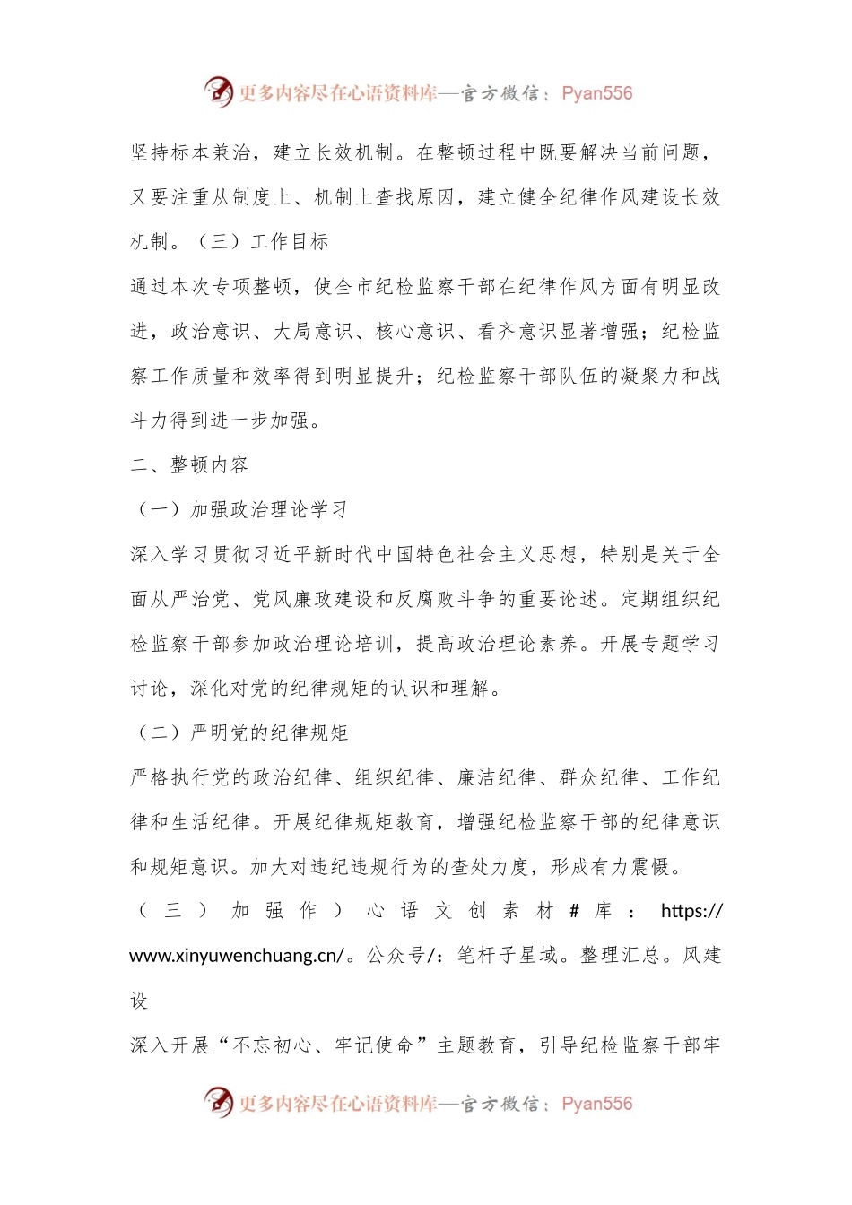 X市纪委纪律作风教育专项整顿工作方案.docx_第2页