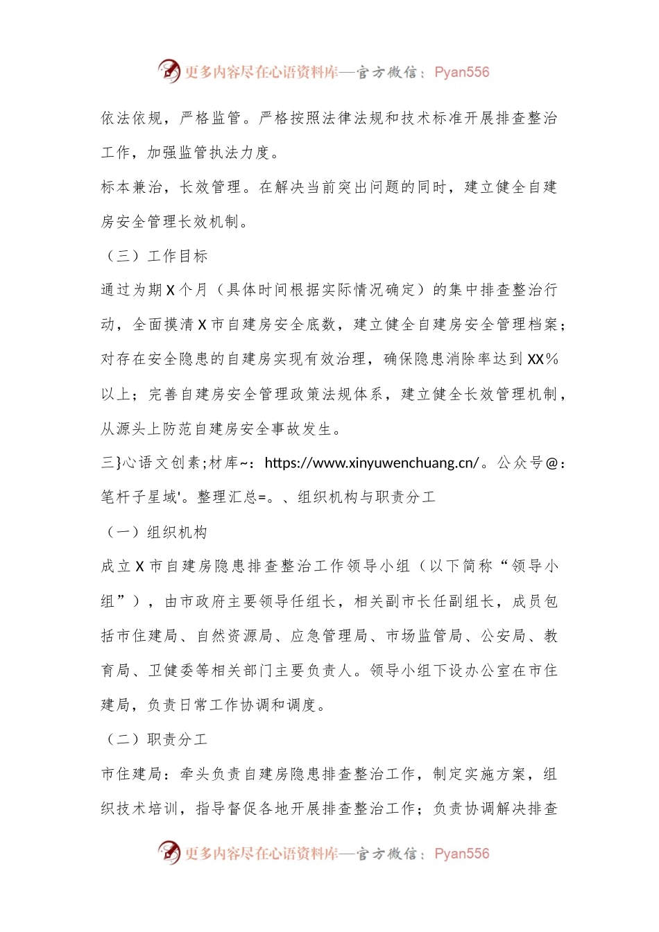 X市自建房隐患排查整治工作实施方案.docx_第2页