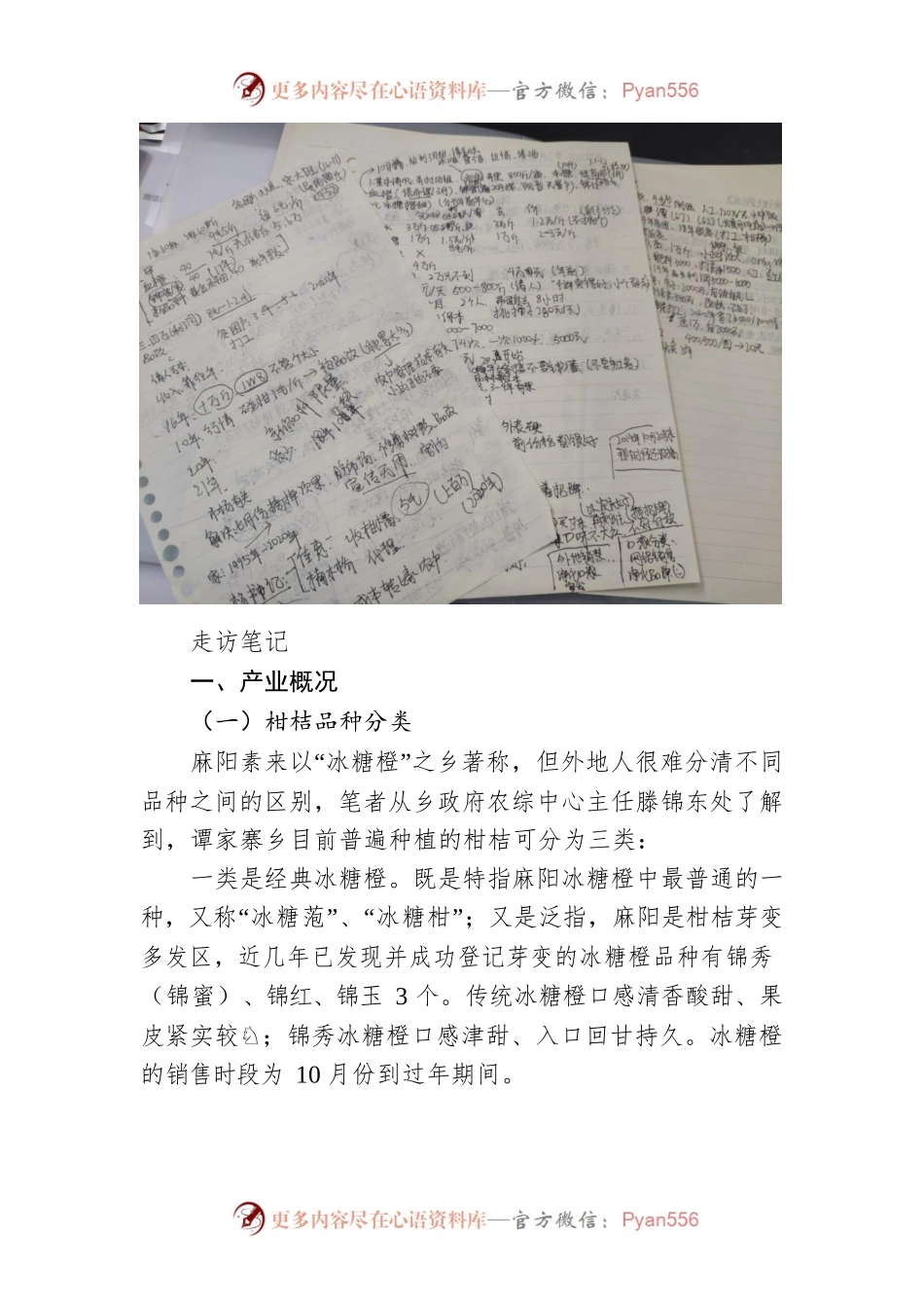 X县谭家寨乡柑桔种植产业调研报告.docx_第2页