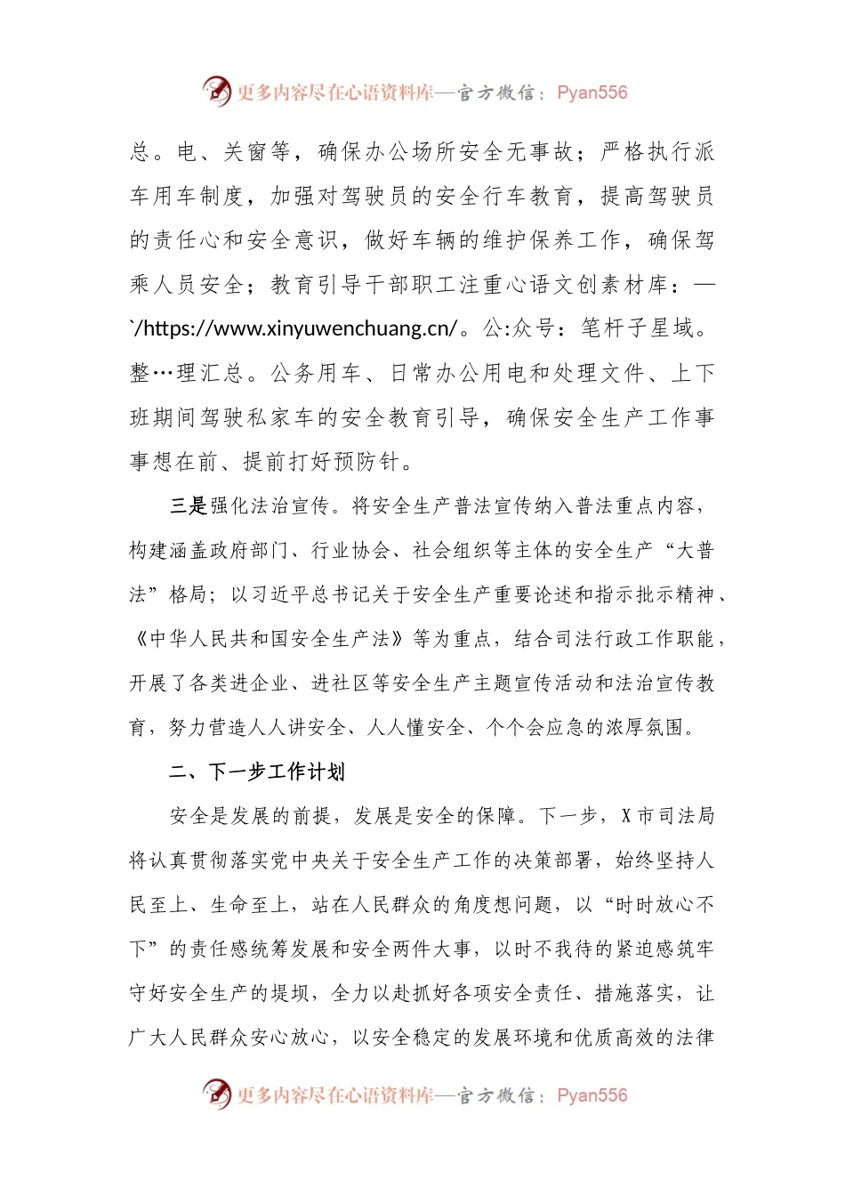 X市司法局2024年安全生产工作总结.docx_第2页