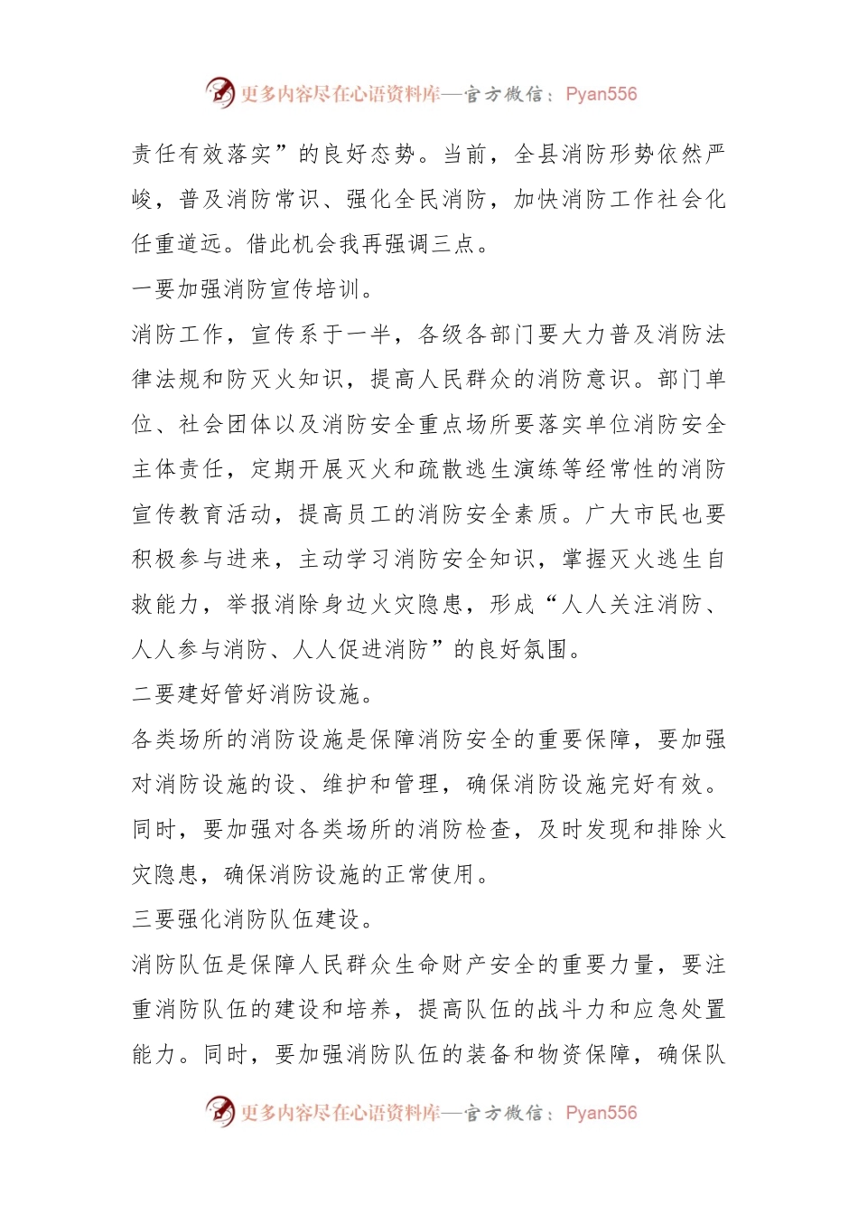 XX常务副县长在“119”消防宣传活动上的讲话.docx_第2页