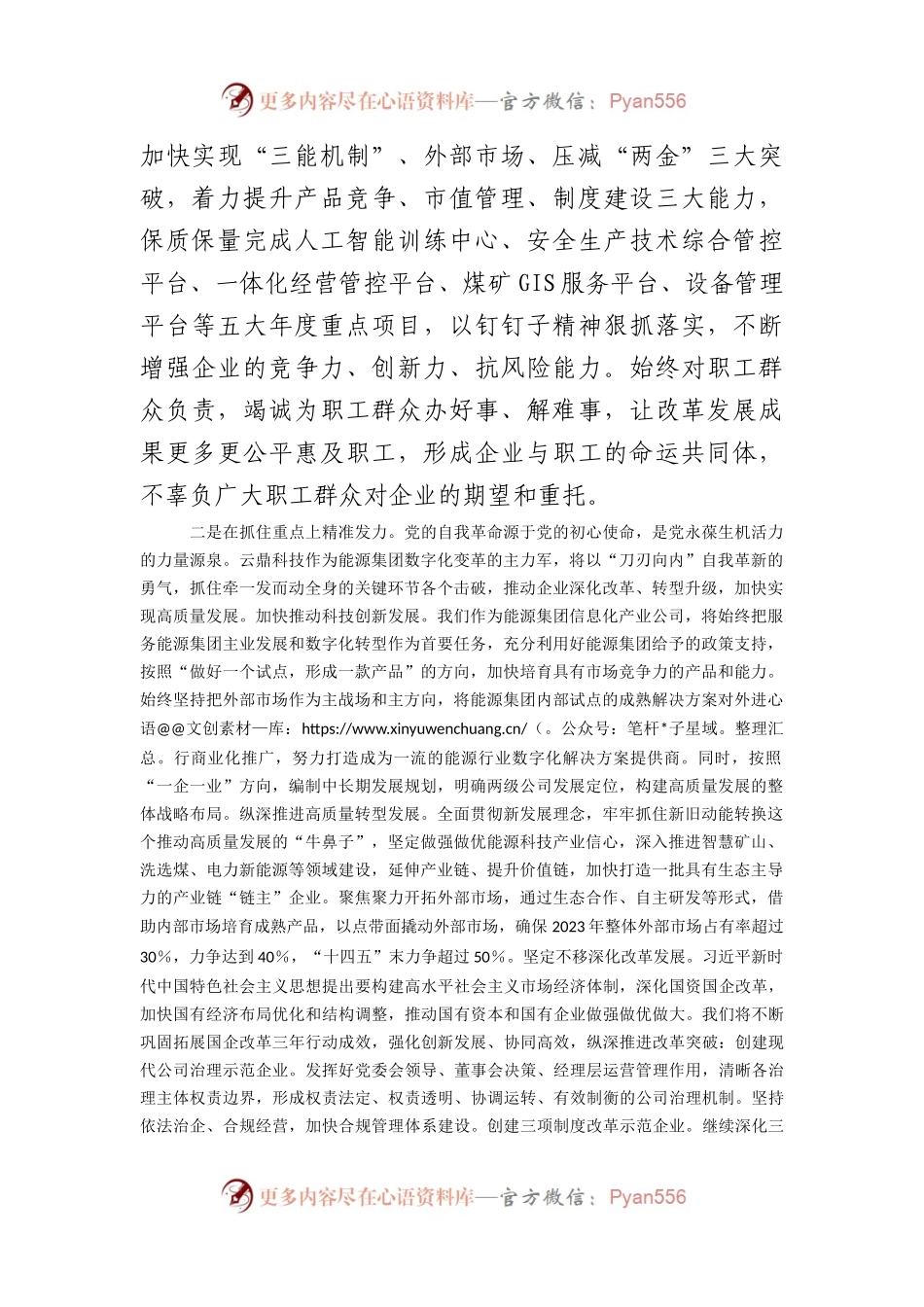 主题教研讨发言材料（国企高质量发展）.docx_第2页