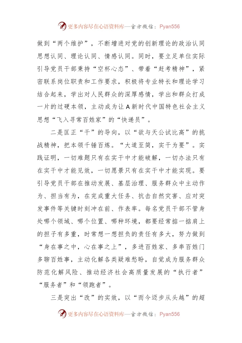 主题教育研讨材料：实干笃行推动第二批主题教育向“新”前行.docx_第2页