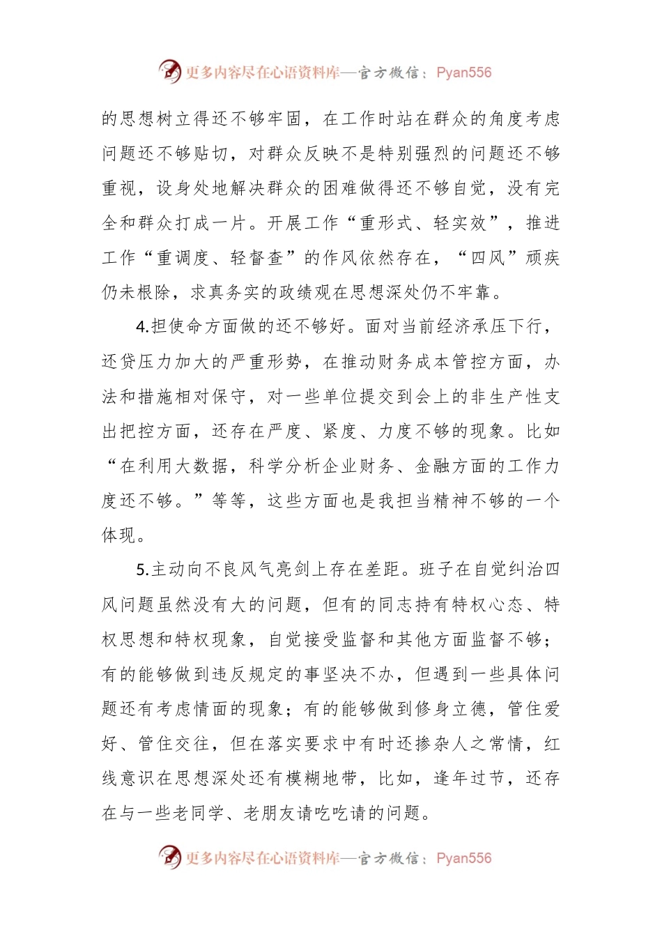 主题教育民主生活会对照检查20条检视剖析问题.docx_第2页