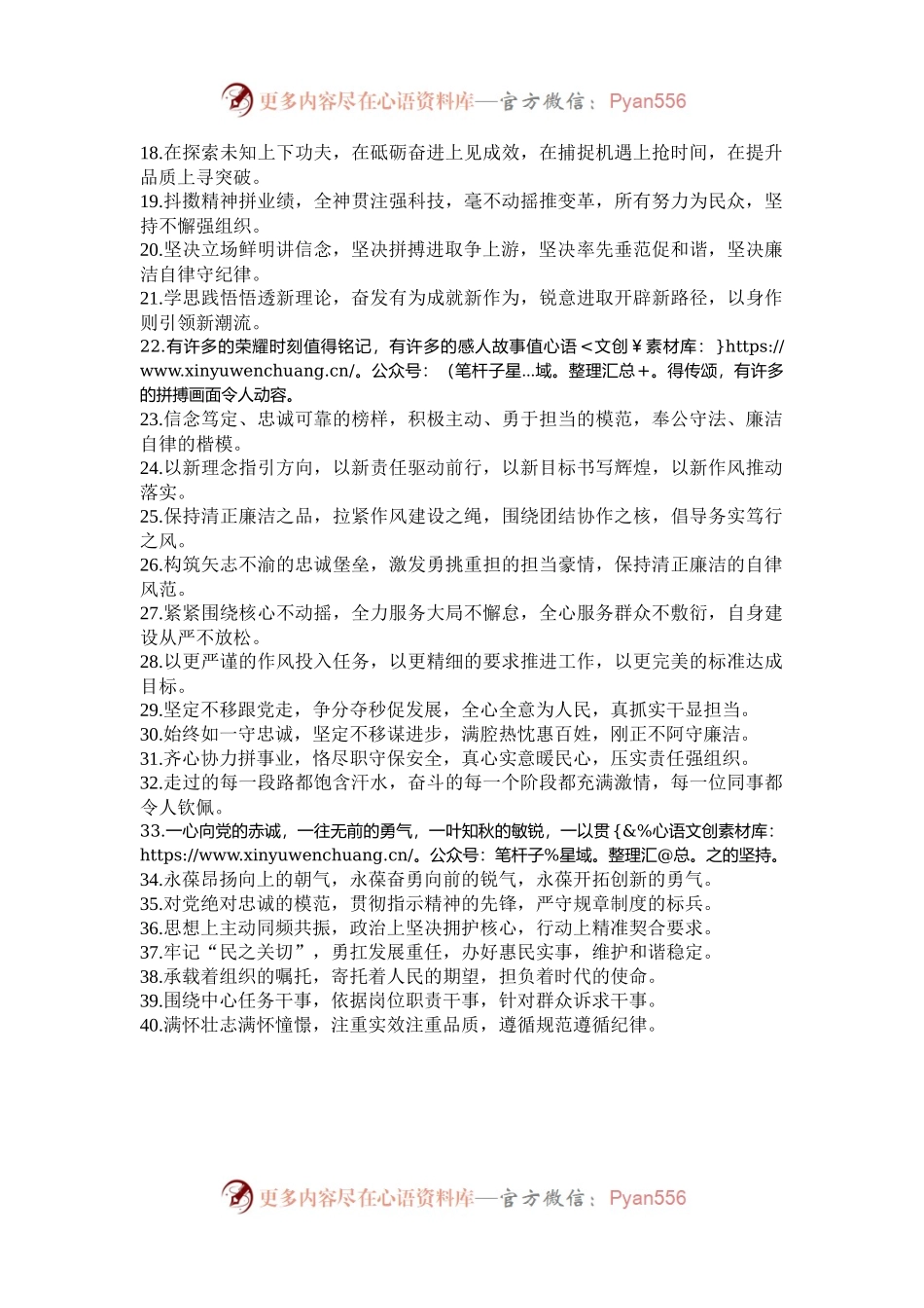 任职表态发言排比金句40组.docx_第2页