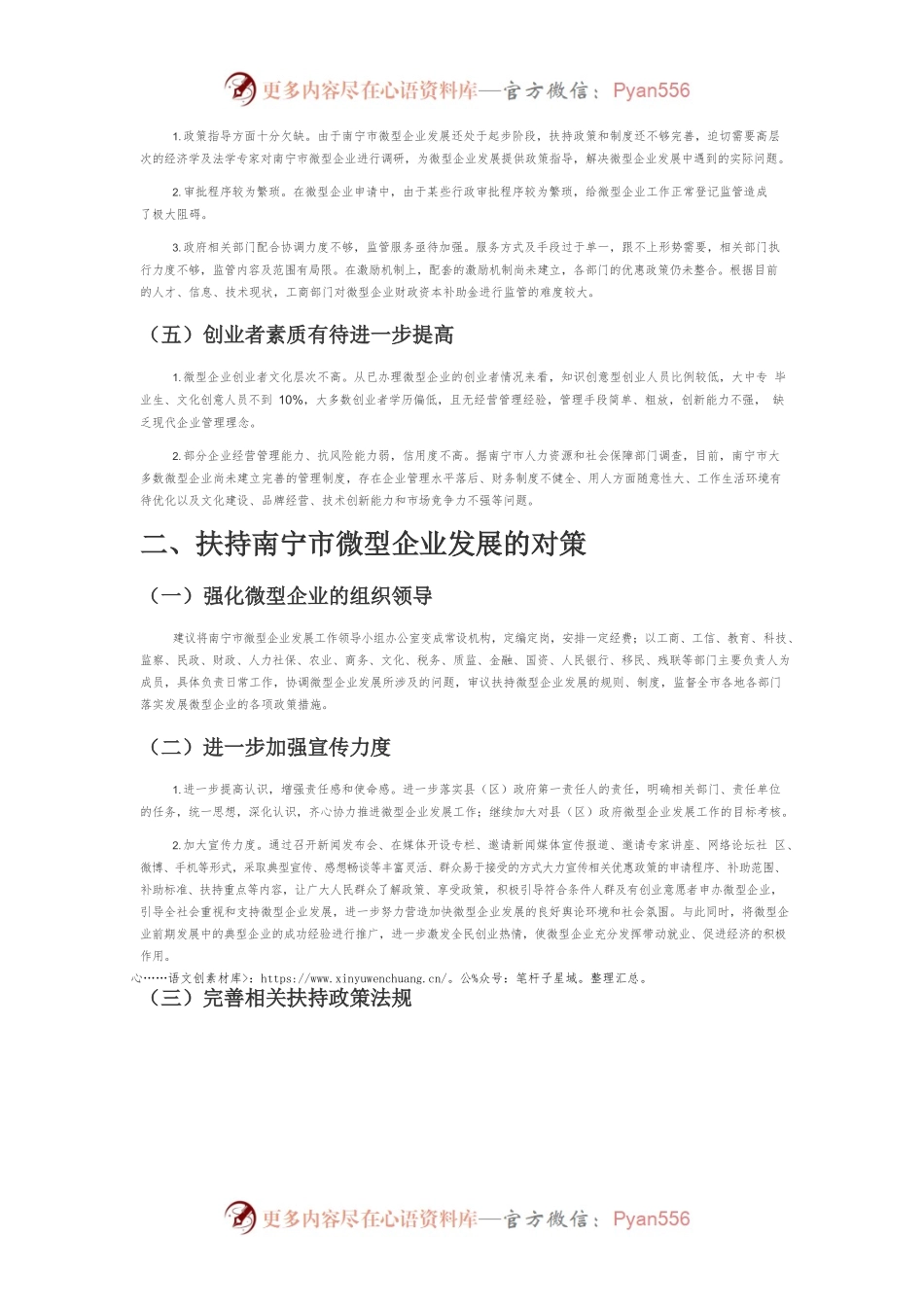 【讲义文稿】南宁市微型企业发展存在的问题及对策.docx_第2页