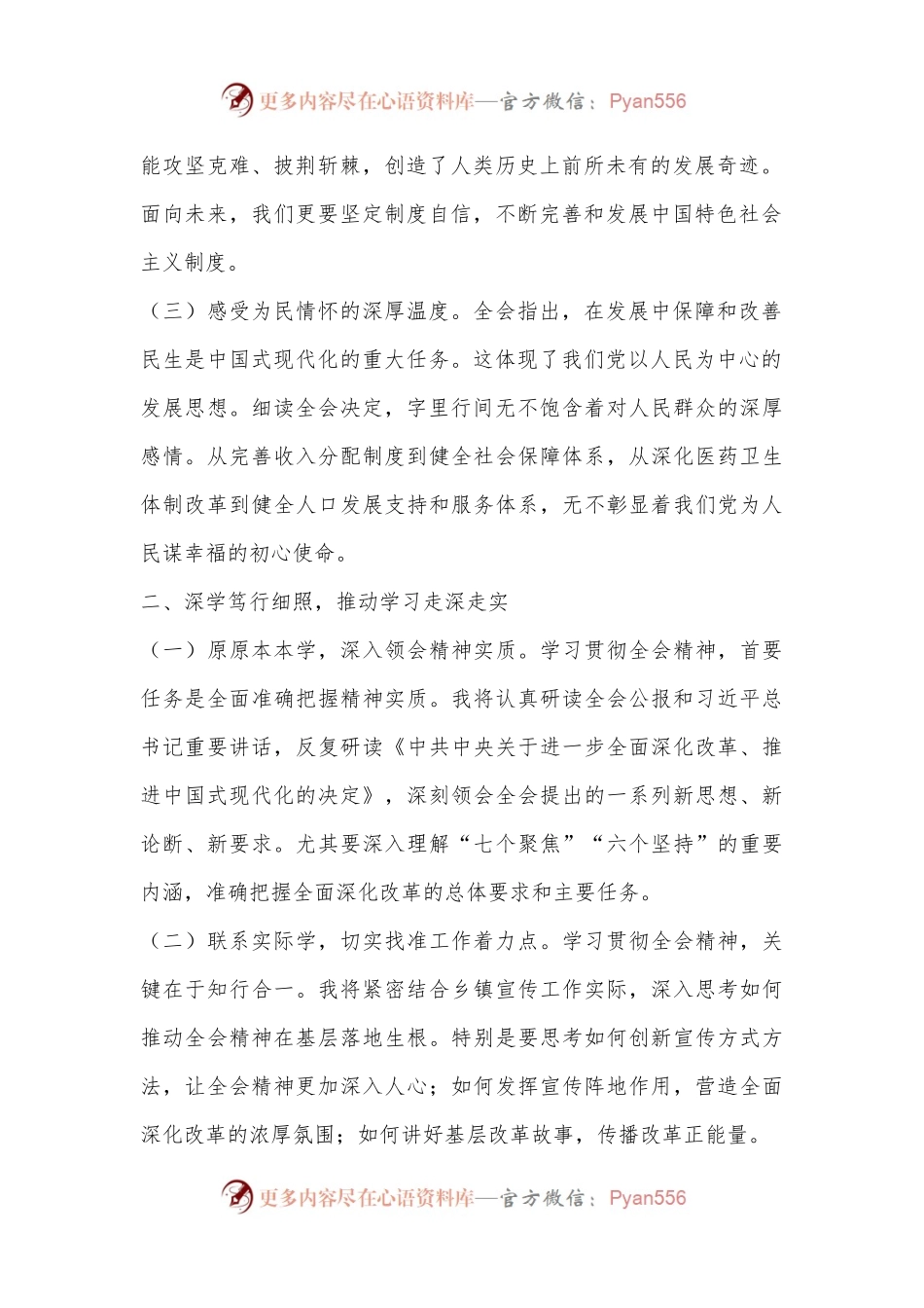 乡镇宣传委员学习党的二十届三中全会精神心得体会.docx_第2页