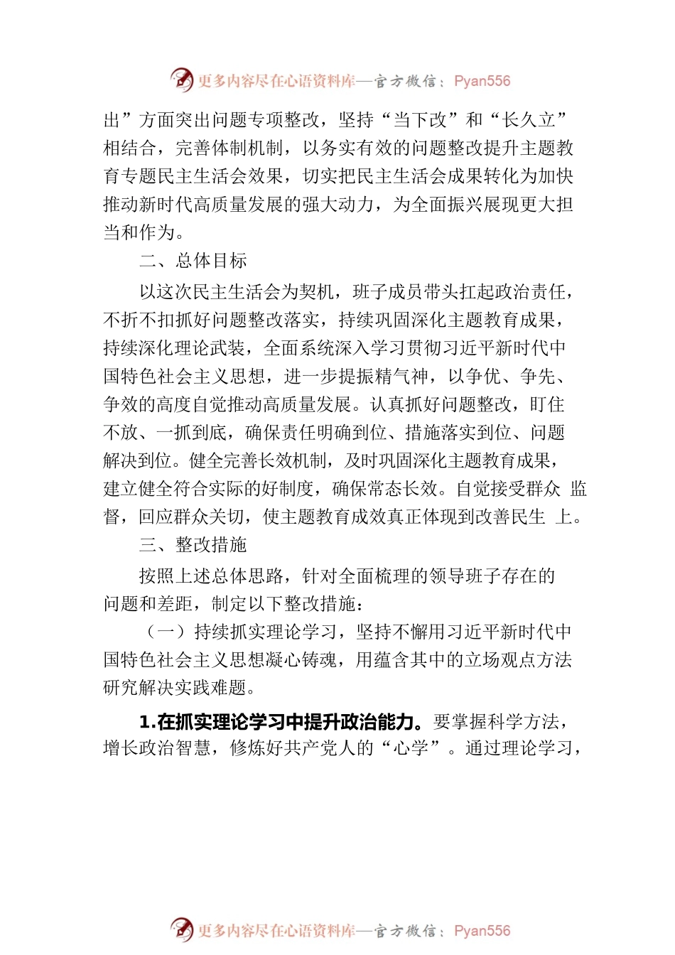 主题教育专题会议整改实施方案.docx_第2页