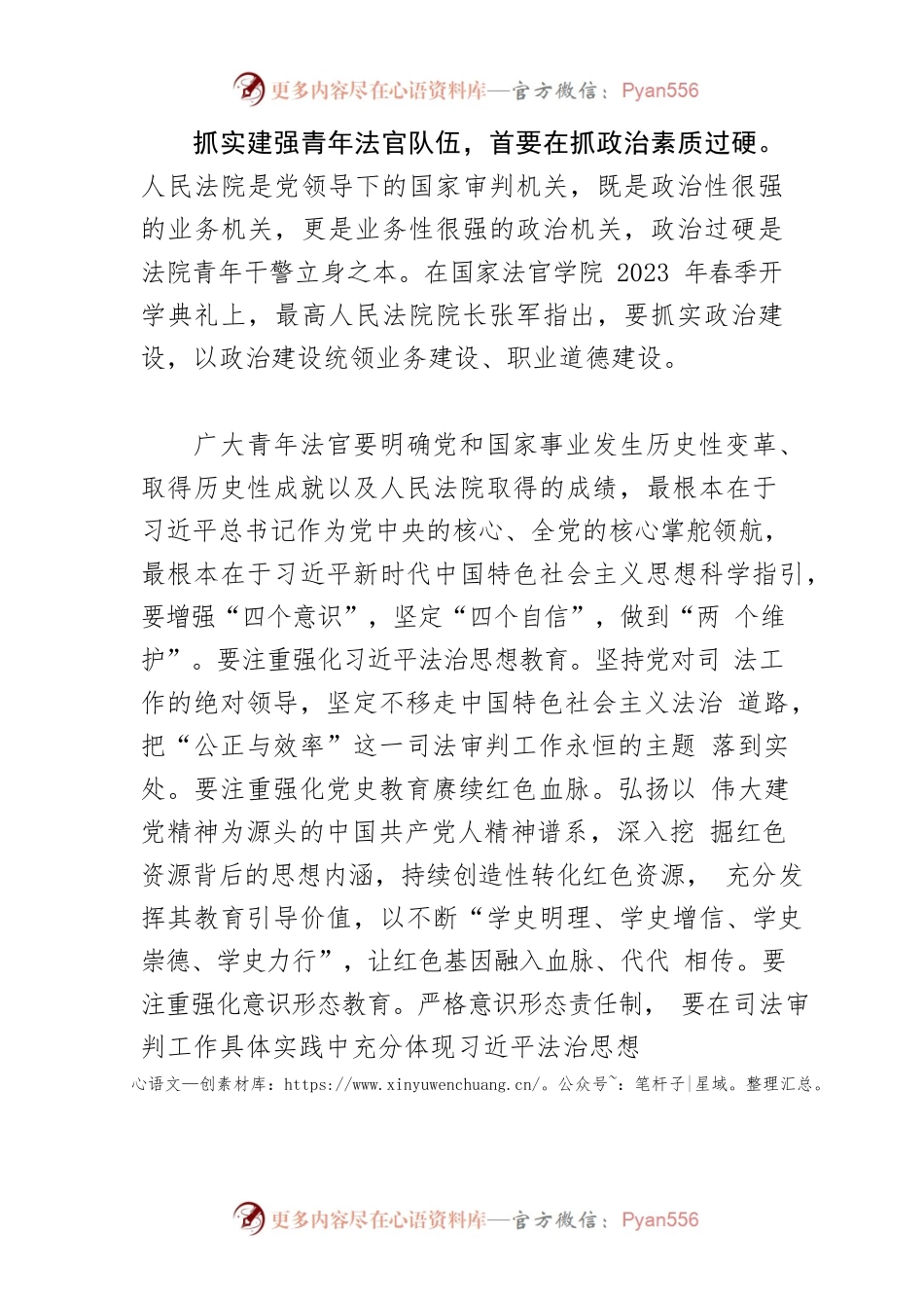 【法院院长中心组研讨发言】铸忠诚强担当 抓实建强青年法官队伍.docx_第2页
