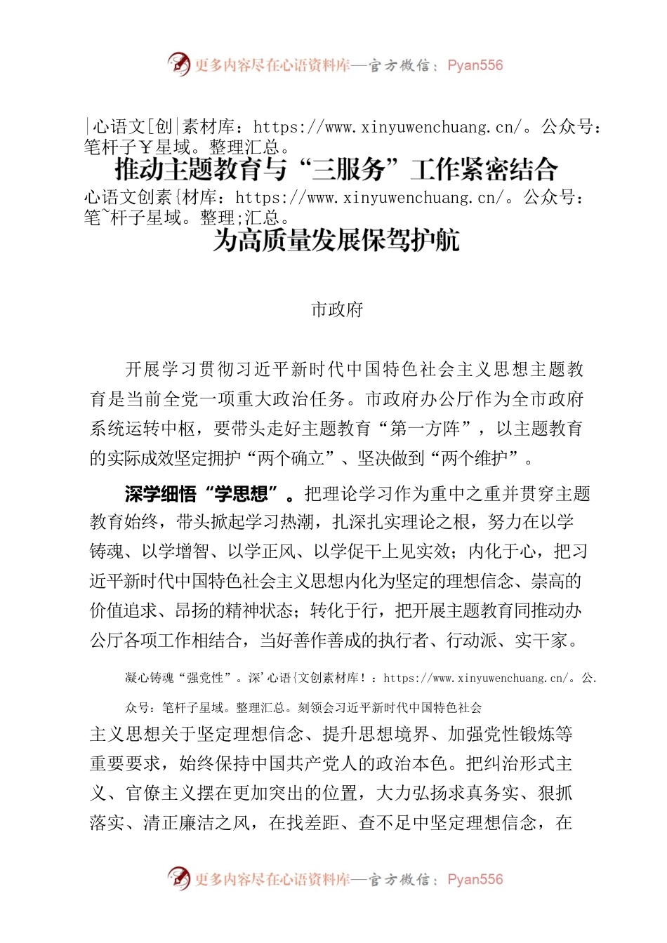 主题教育心得-市政府.docx_第1页