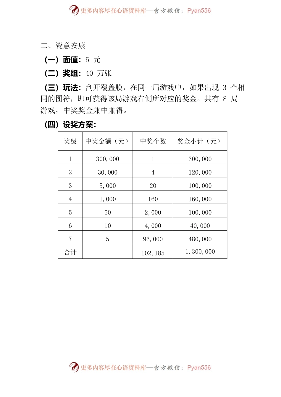 三月三”等9款即开型福利彩票游戏规则.docx_第2页