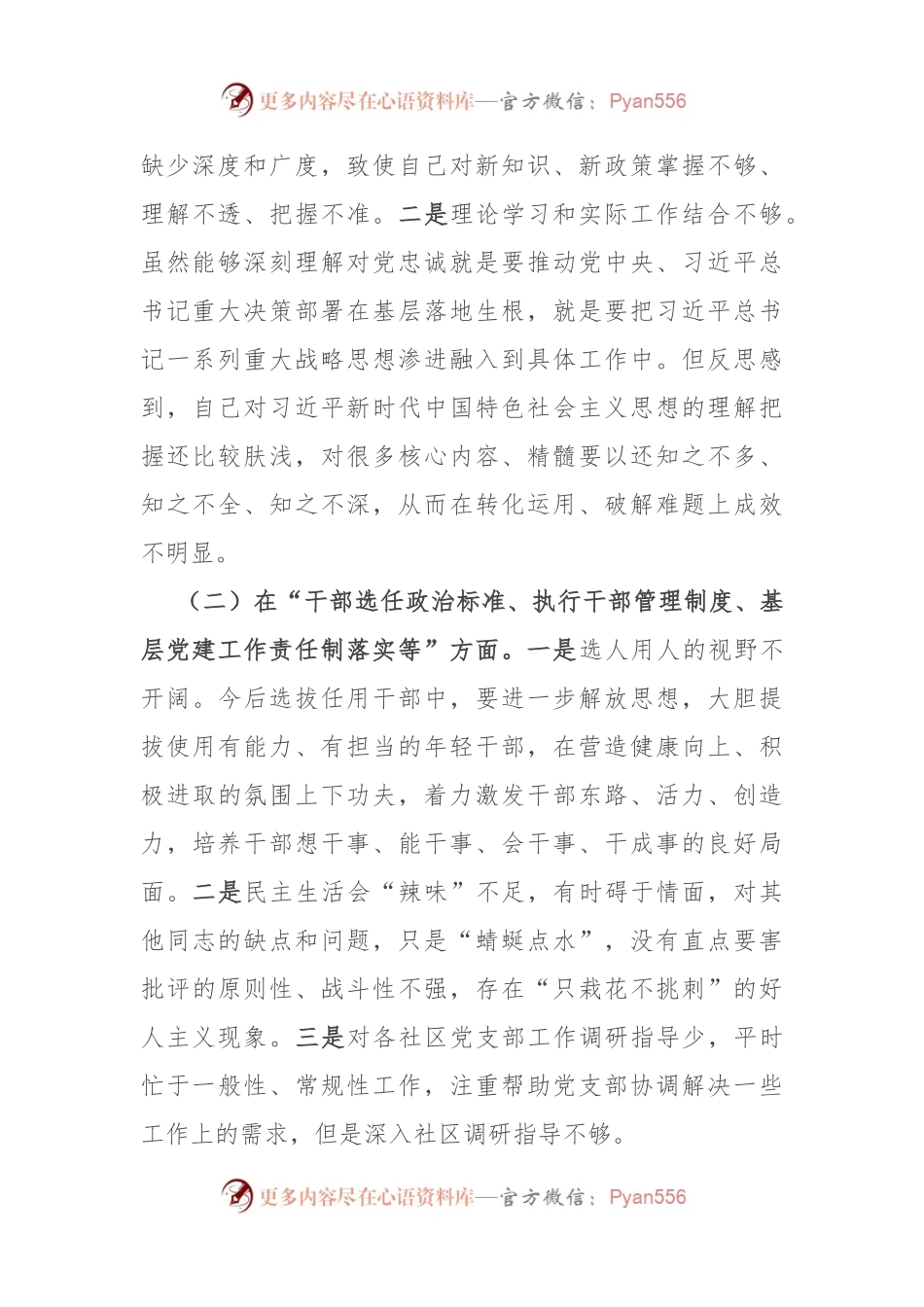 乡镇党委书记关于巡视整改专题民主生活会的对照检查材料.docx_第2页