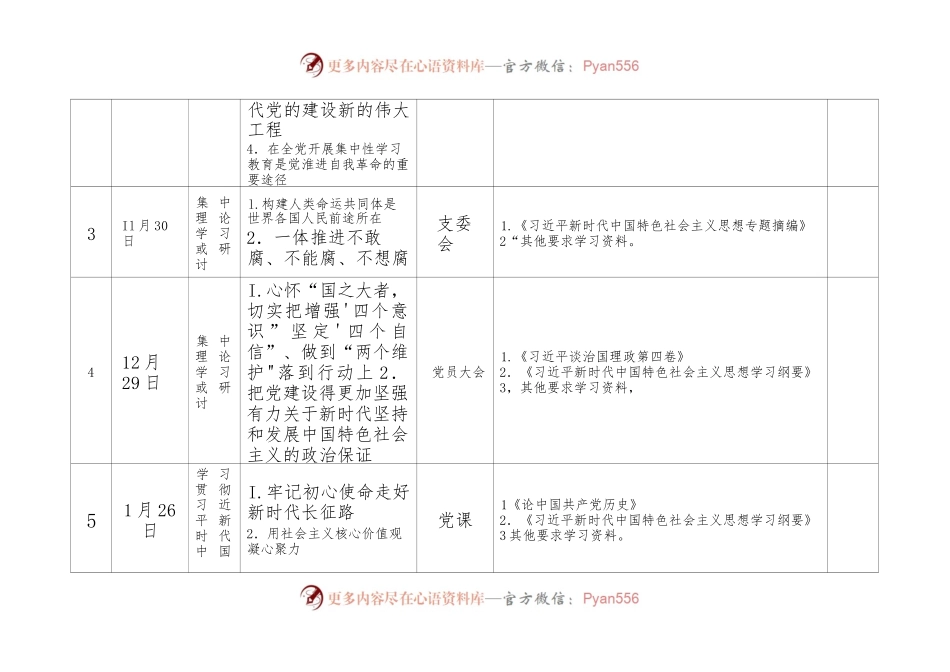 习近平理论学习计划表.docx_第2页