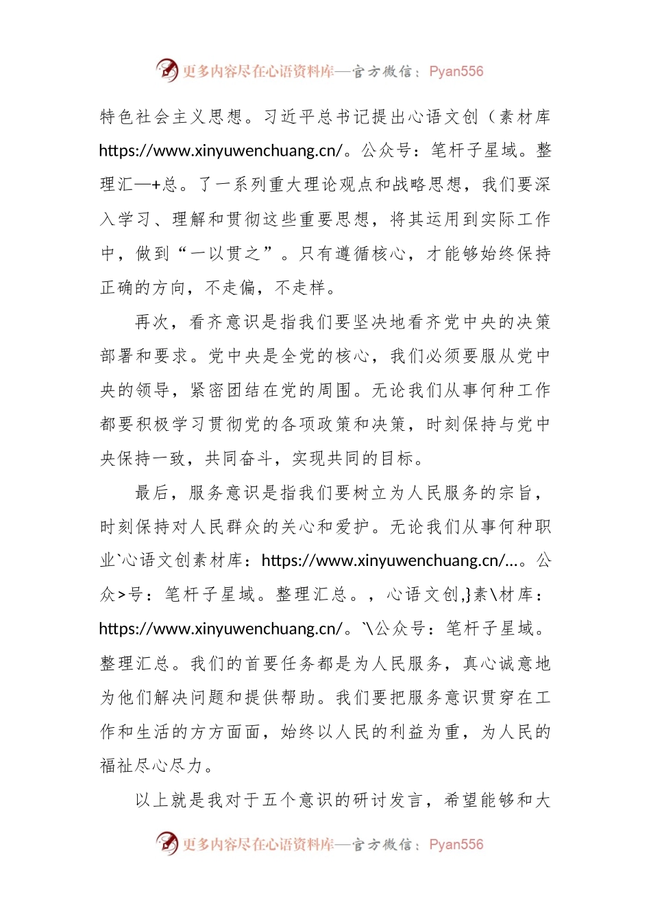 五个意识研讨发言材料.docx_第2页
