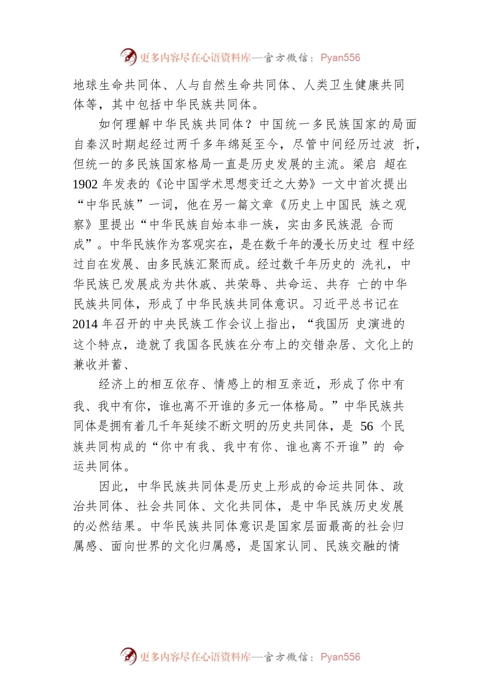 主题党日党课讲稿：铸牢中华民族共同体意识.docx_第2页