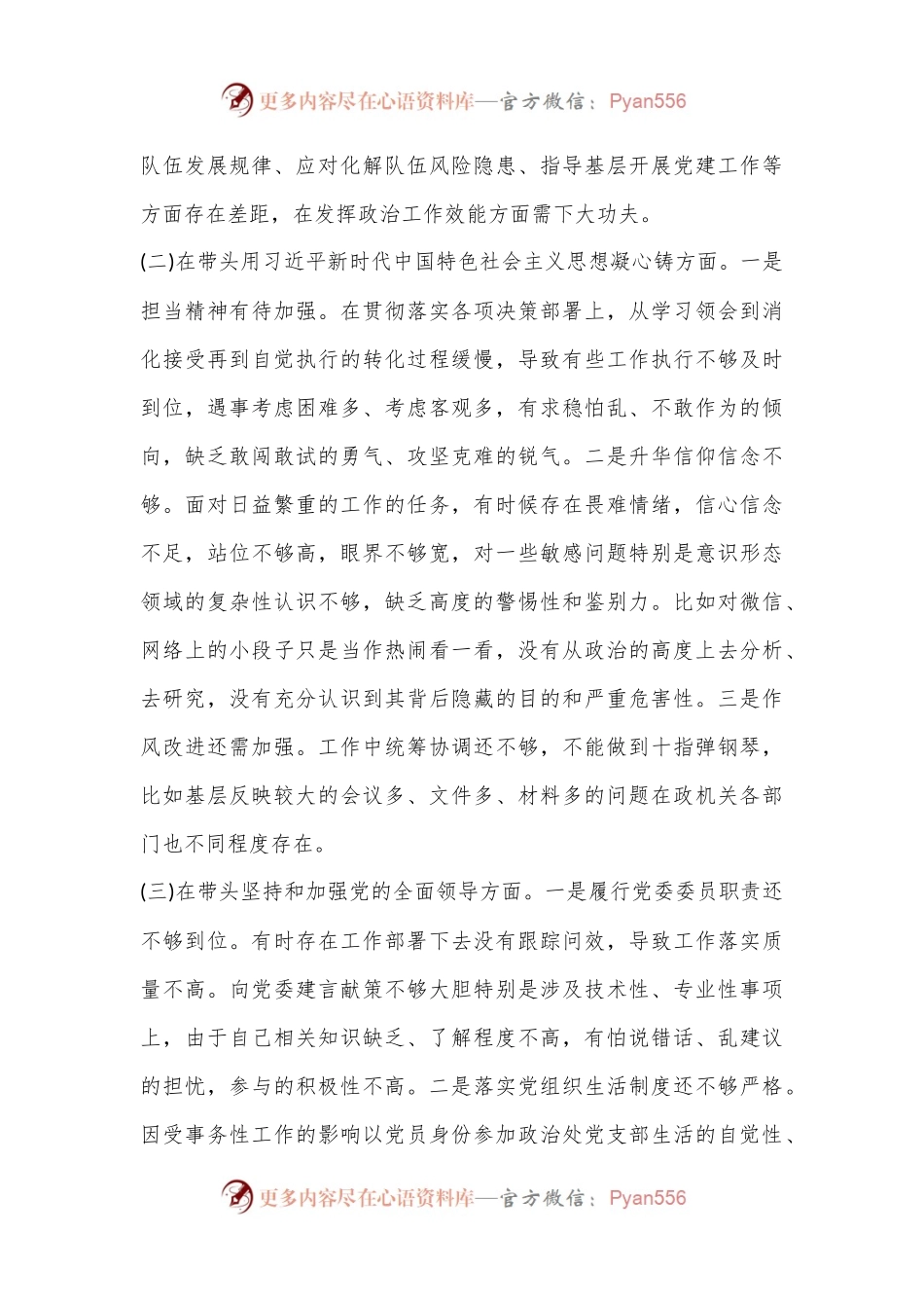 乡镇副职2022年度民主生活会个人对照检查材料（全文3463字）.docx_第2页