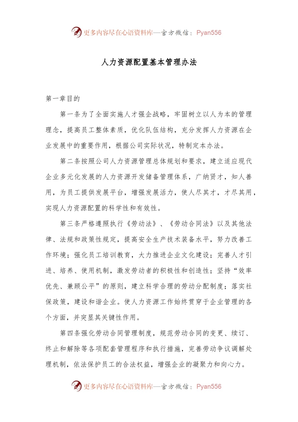 人力资源配置基本管理办法.docx_第1页
