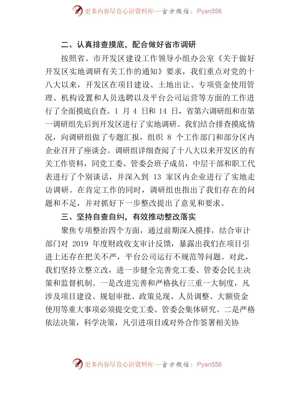 专项整治工作座谈会发言材料（李书记定稿）.docx_第2页