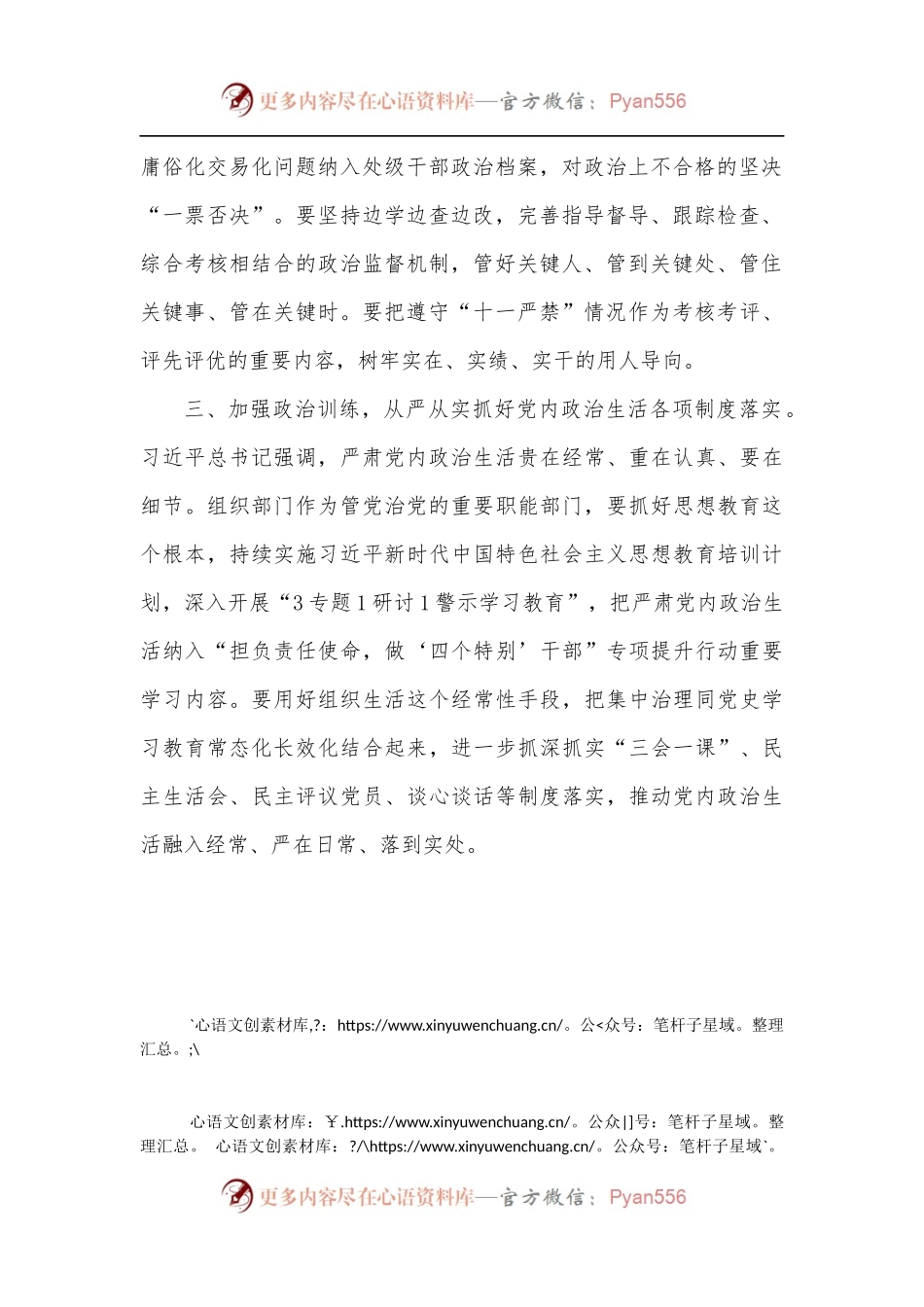 严肃党内政治生活研讨发言提纲.docx_第2页