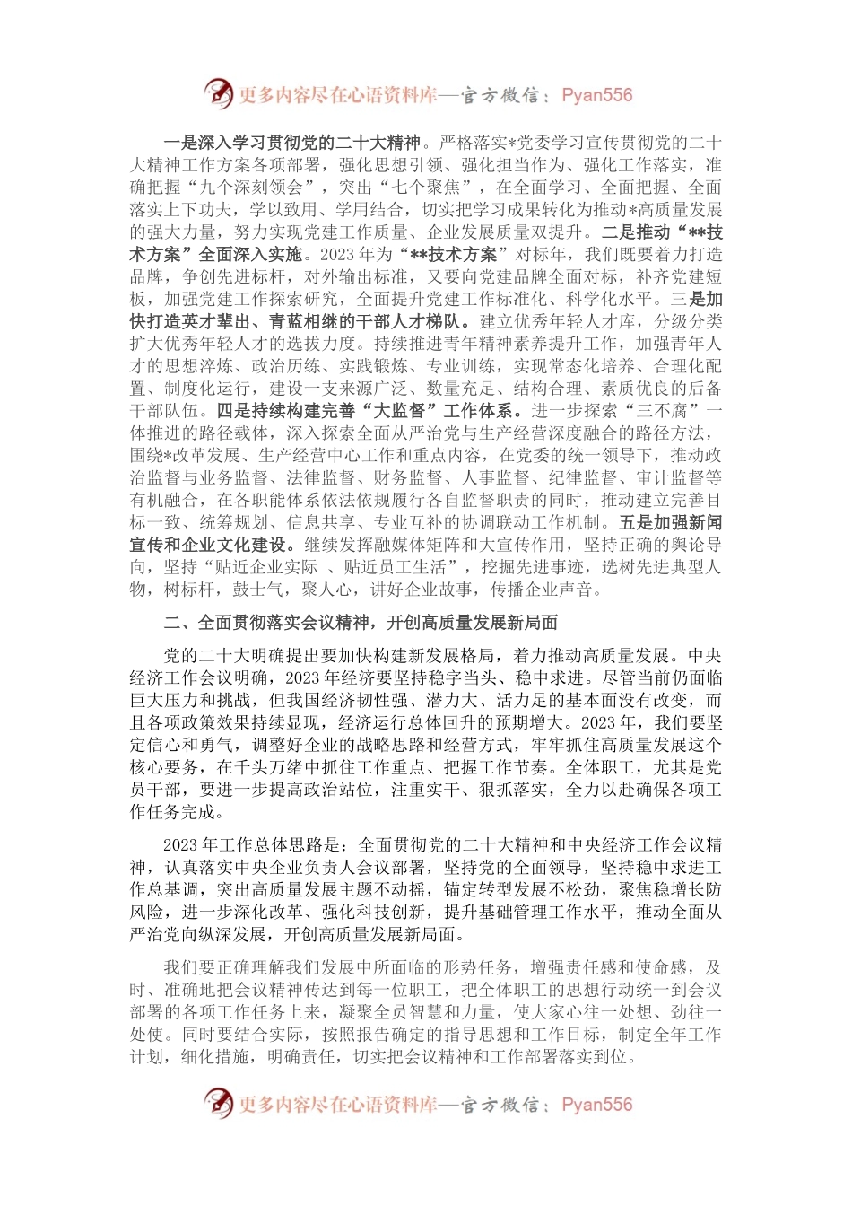 书记在公司2023年工作会上的讲话.docx_第2页