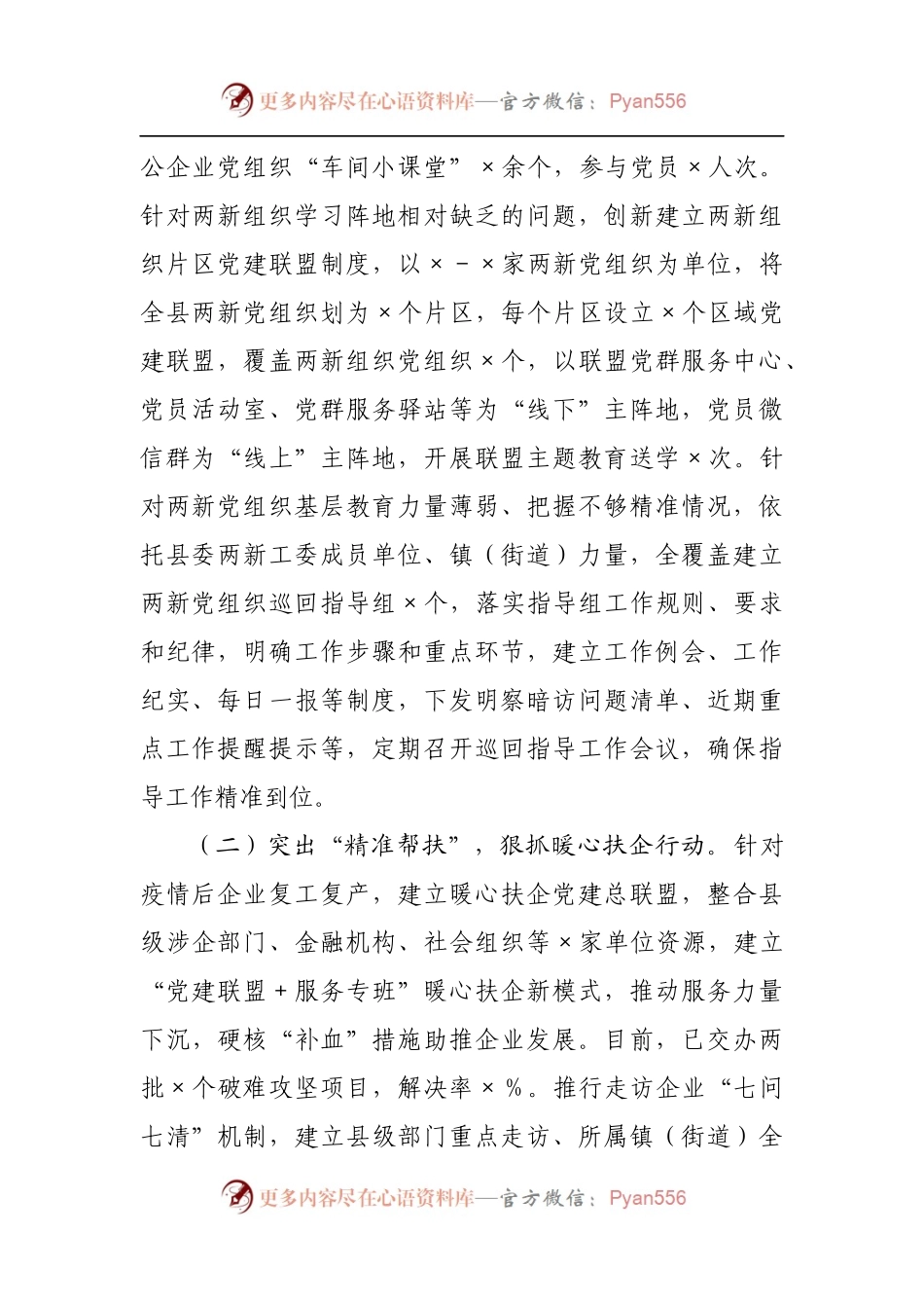 两新党建工作情况汇报（1）.docx_第2页