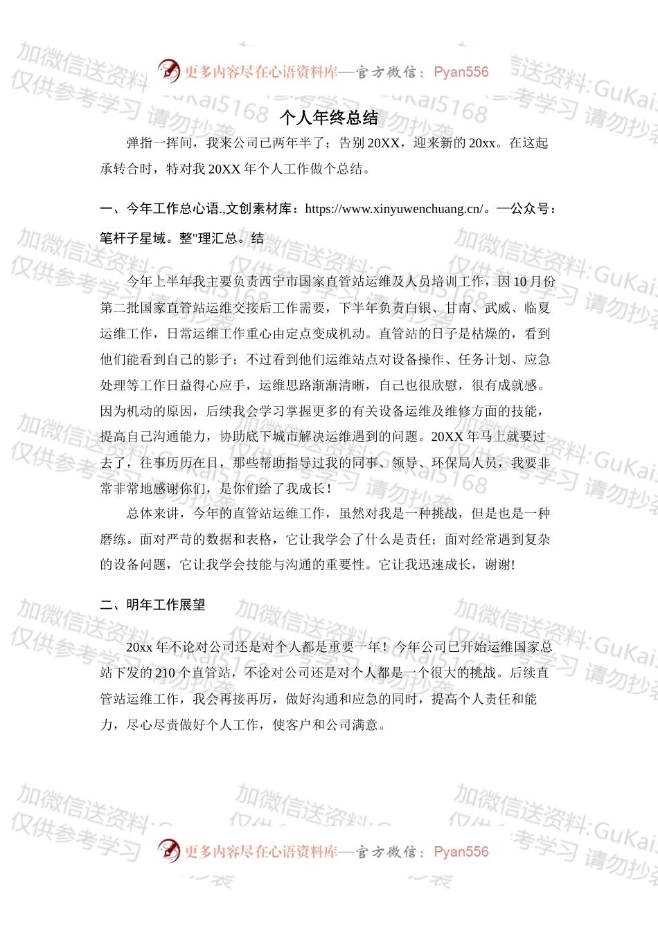 个人年终总结20xx.docx_第1页