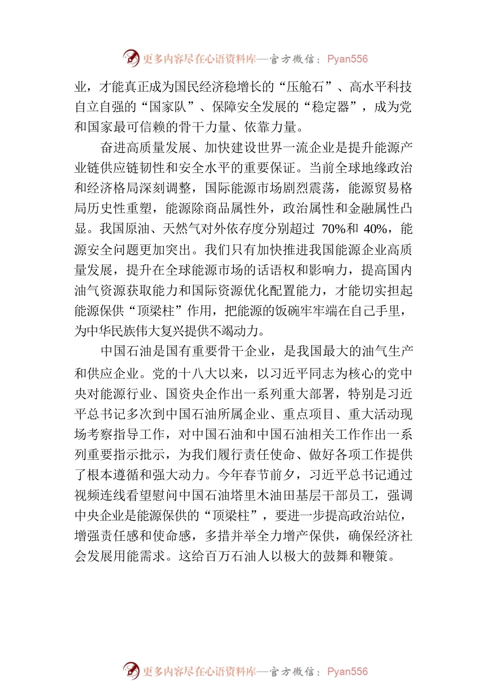 中国石油：奋进高质量发展加快建设世界一流企业.docx_第2页