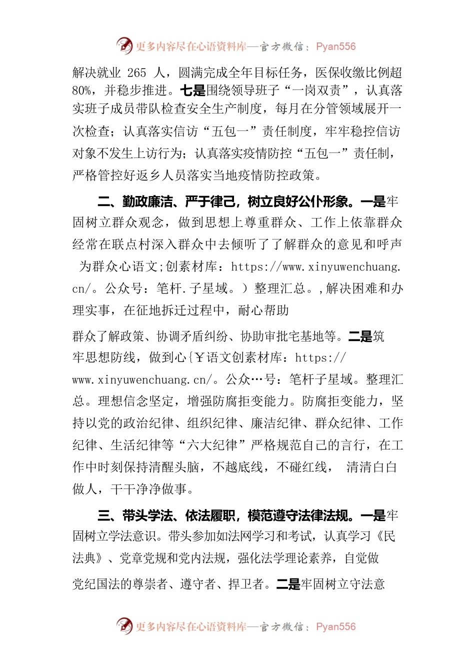 乡镇宣传委员述职述廉述法报告.docx_第2页