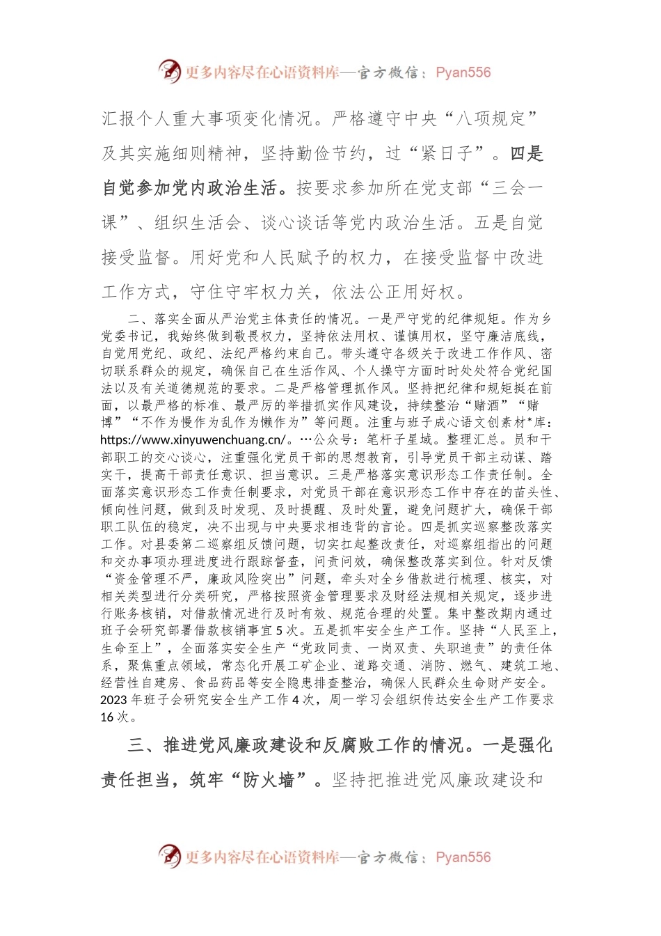 乡党委书记2023年度个人述责述廉报告.docx_第2页