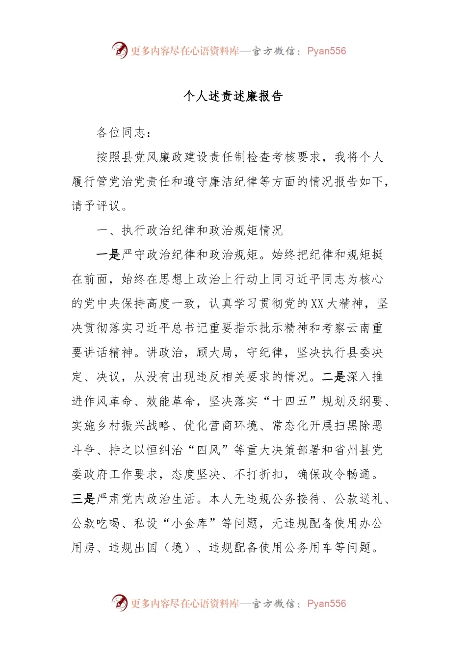 个人述责述廉报告 (4).docx_第1页