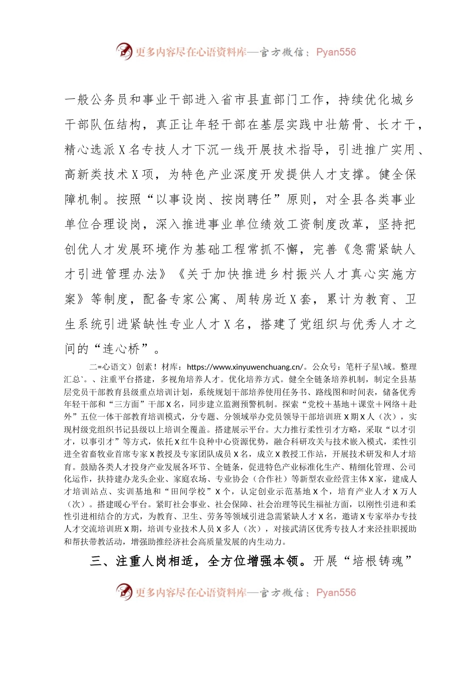 人才队伍建设经验交流材料（二）.docx_第2页
