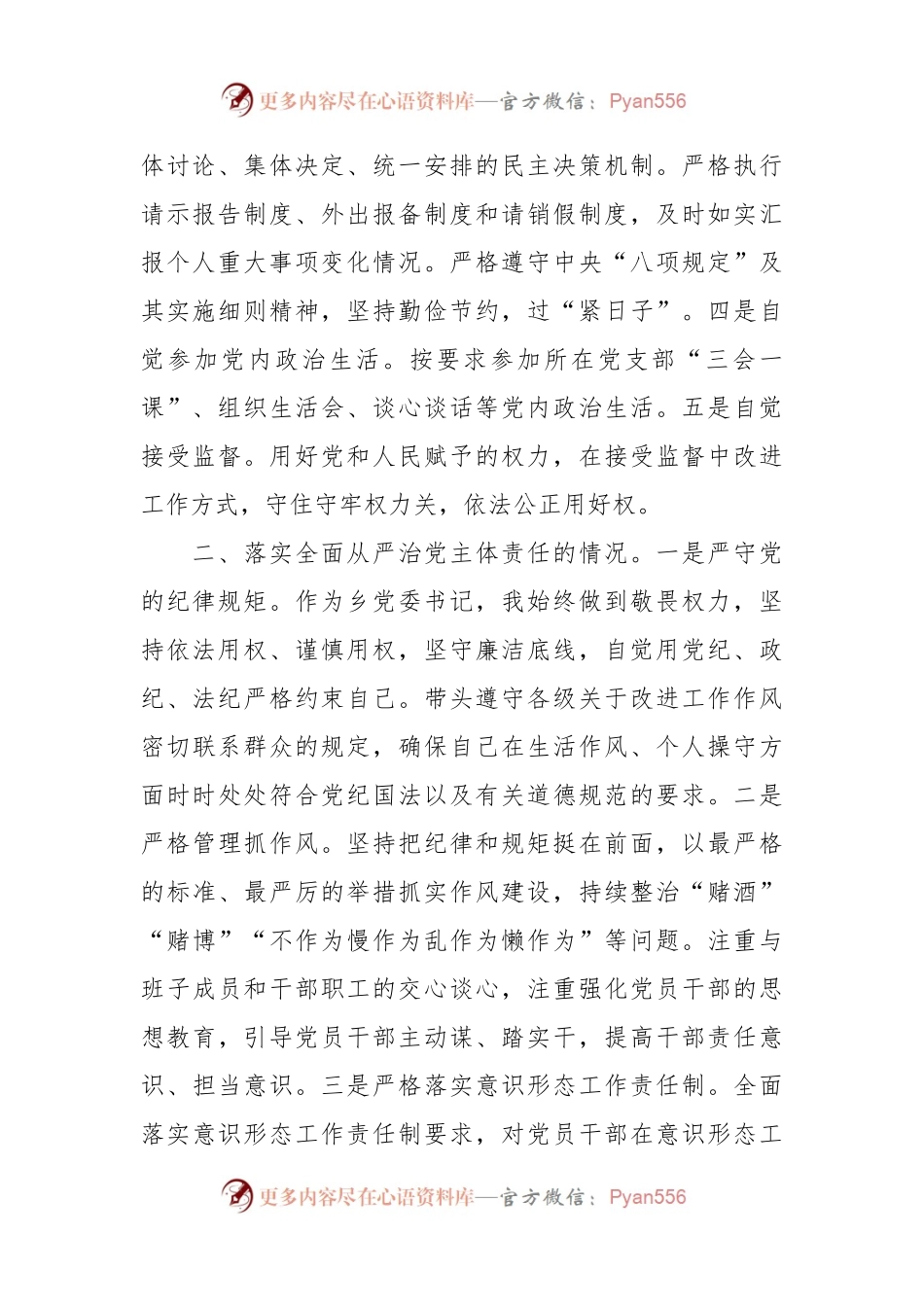 乡镇书记2023年度个人述责述廉报告.docx_第2页